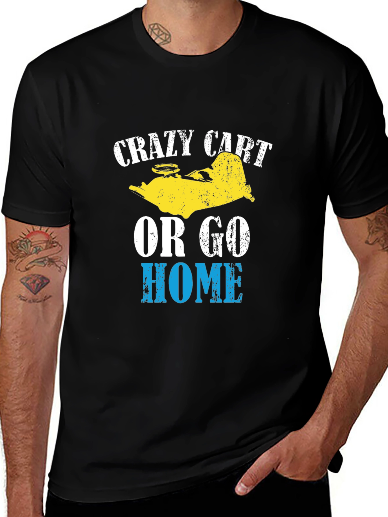 Crazy Cart T-Shirt - Ride or Go Home!