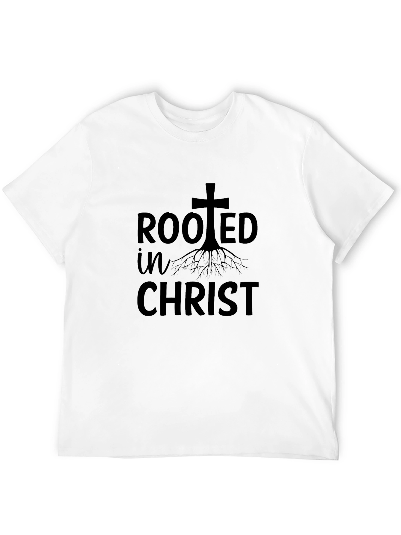 Rooted In Christ T-Shirt Religious Tee
