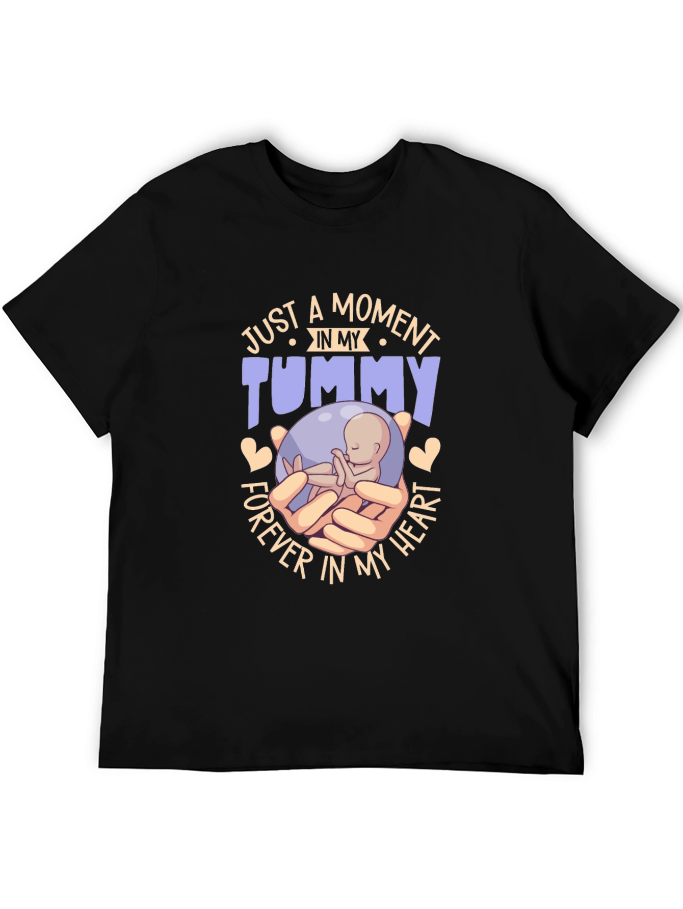 Pregnancy Announcement T-Shirt: Tummy Forever in My Heart