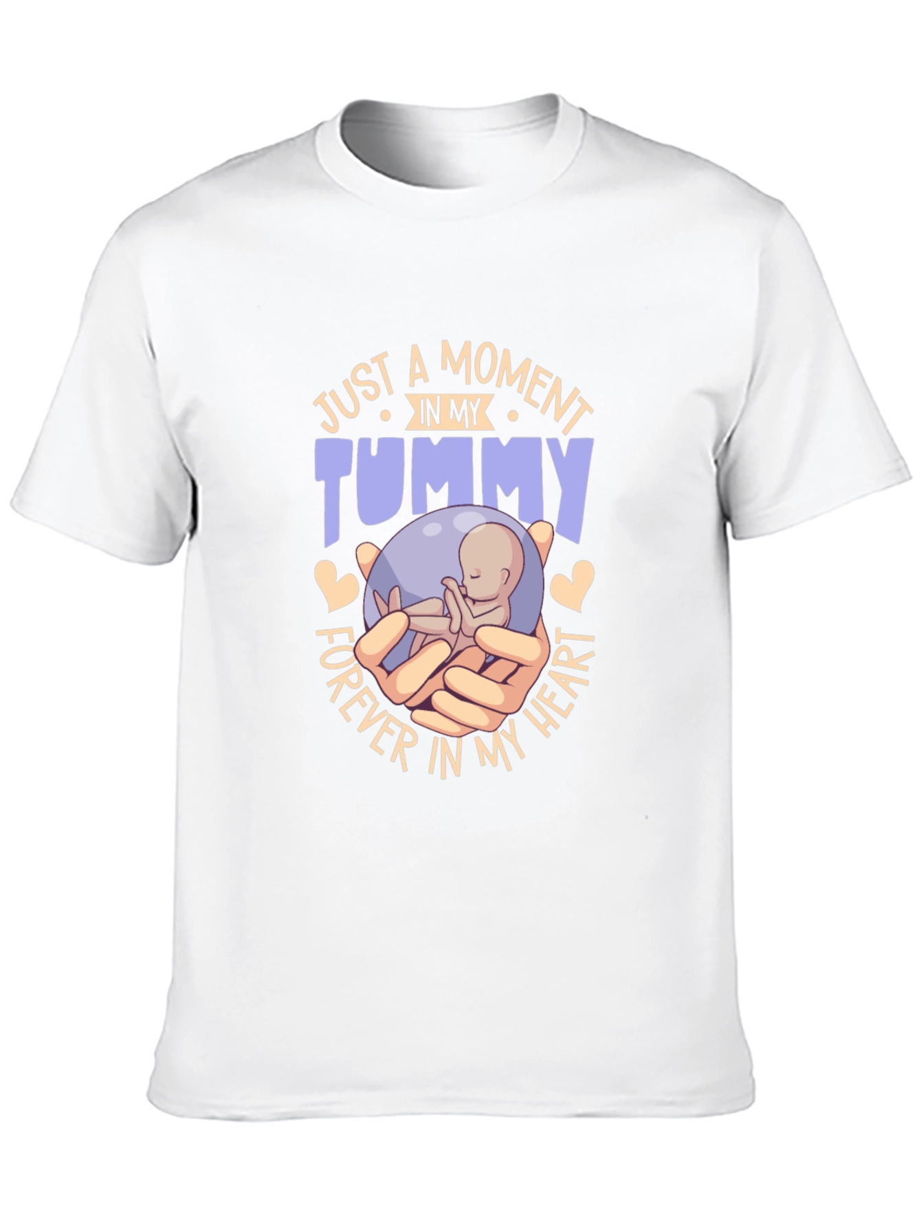 Pregnancy Announcement T-Shirt: Tummy Forever in My Heart