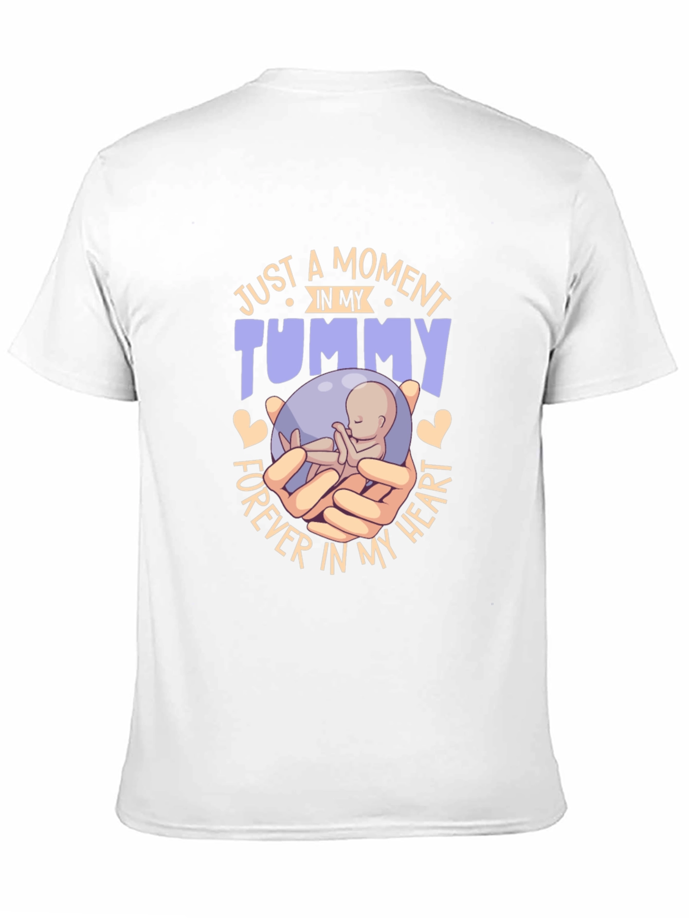 Pregnancy Announcement T-Shirt: Tummy Forever in My Heart