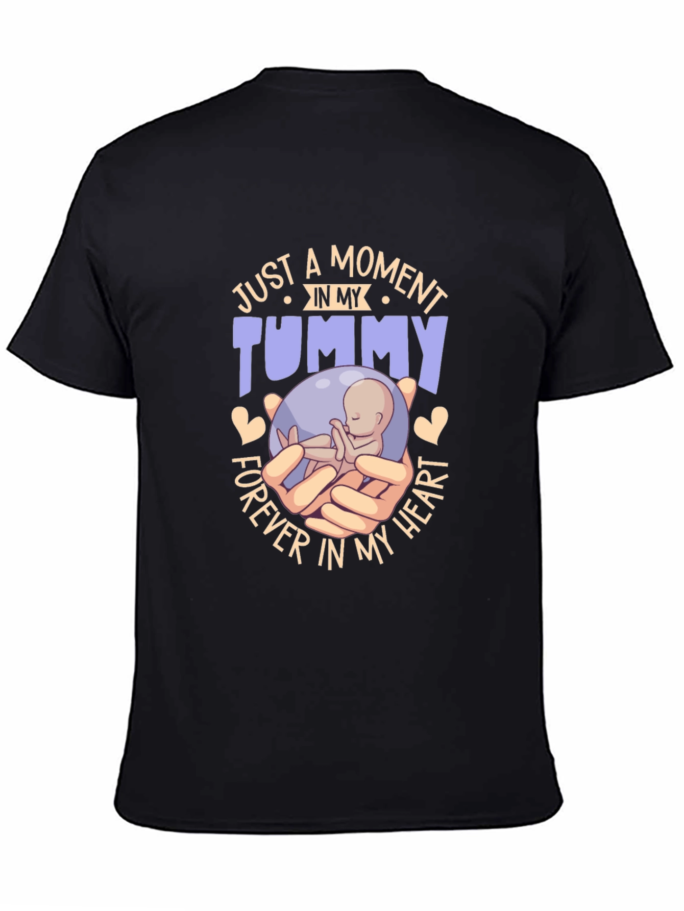 Pregnancy Announcement T-Shirt: Tummy Forever in My Heart