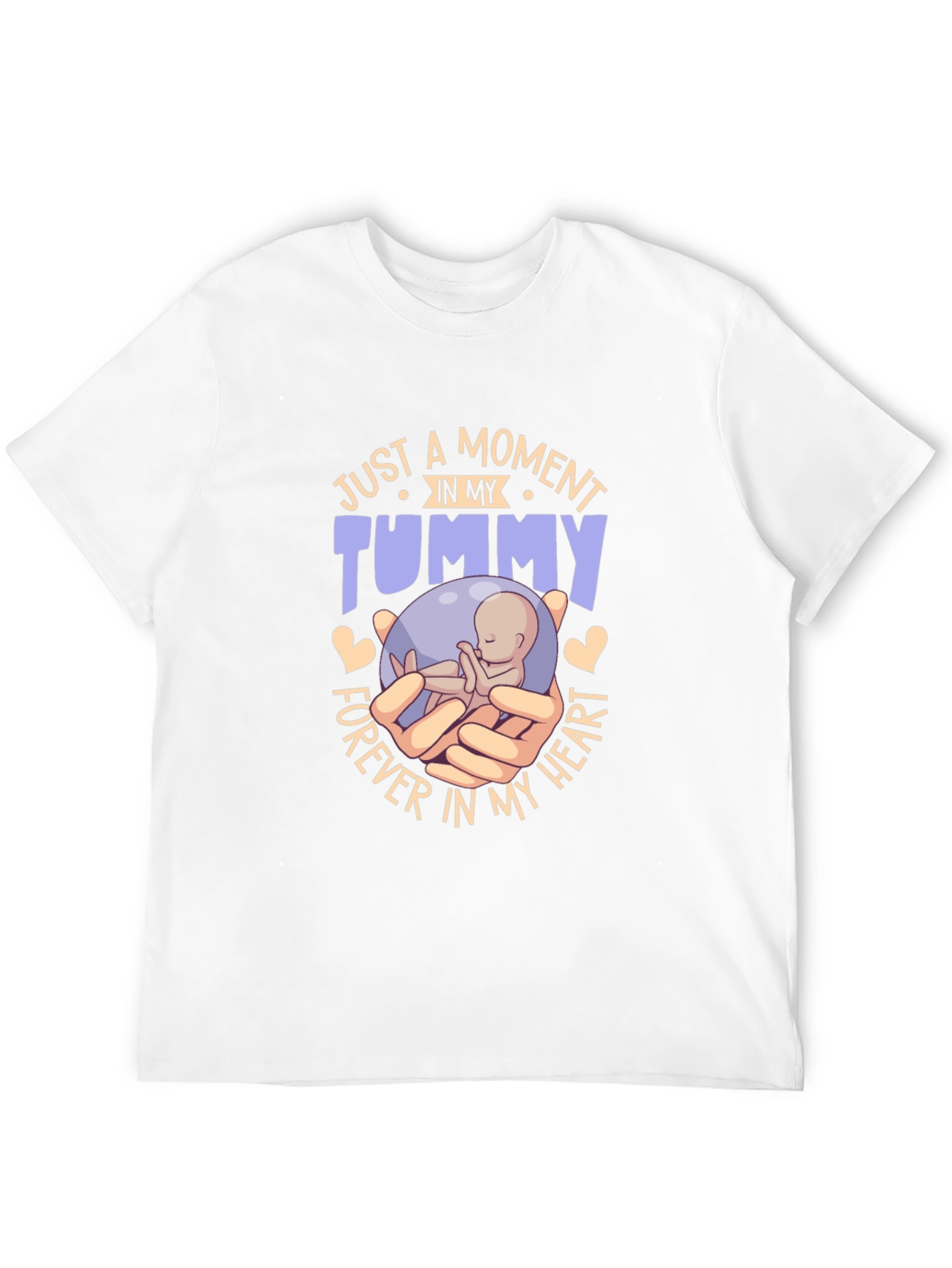 Pregnancy Announcement T-Shirt: Tummy Forever in My Heart