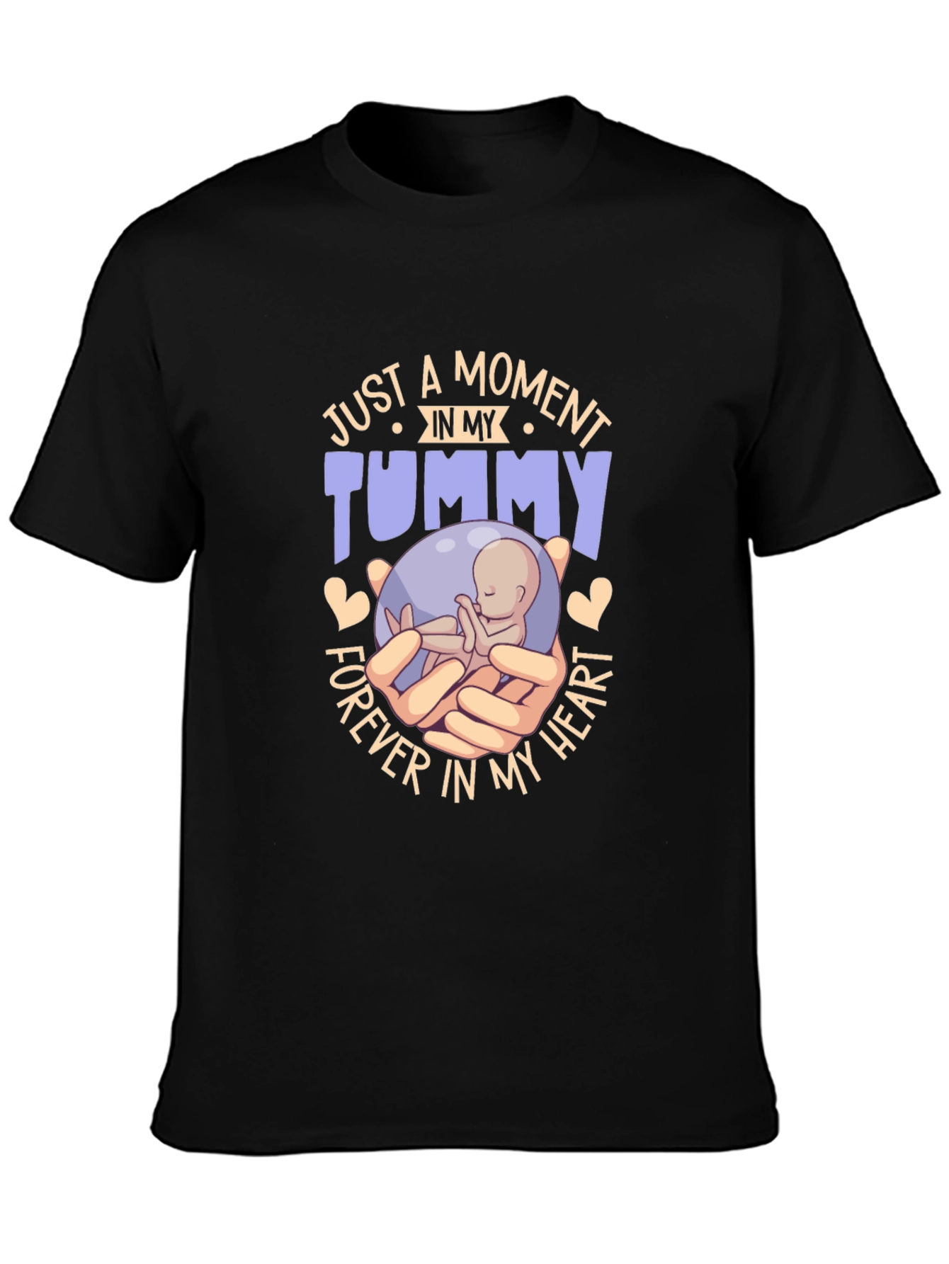 Pregnancy Announcement T-Shirt: Tummy Forever in My Heart
