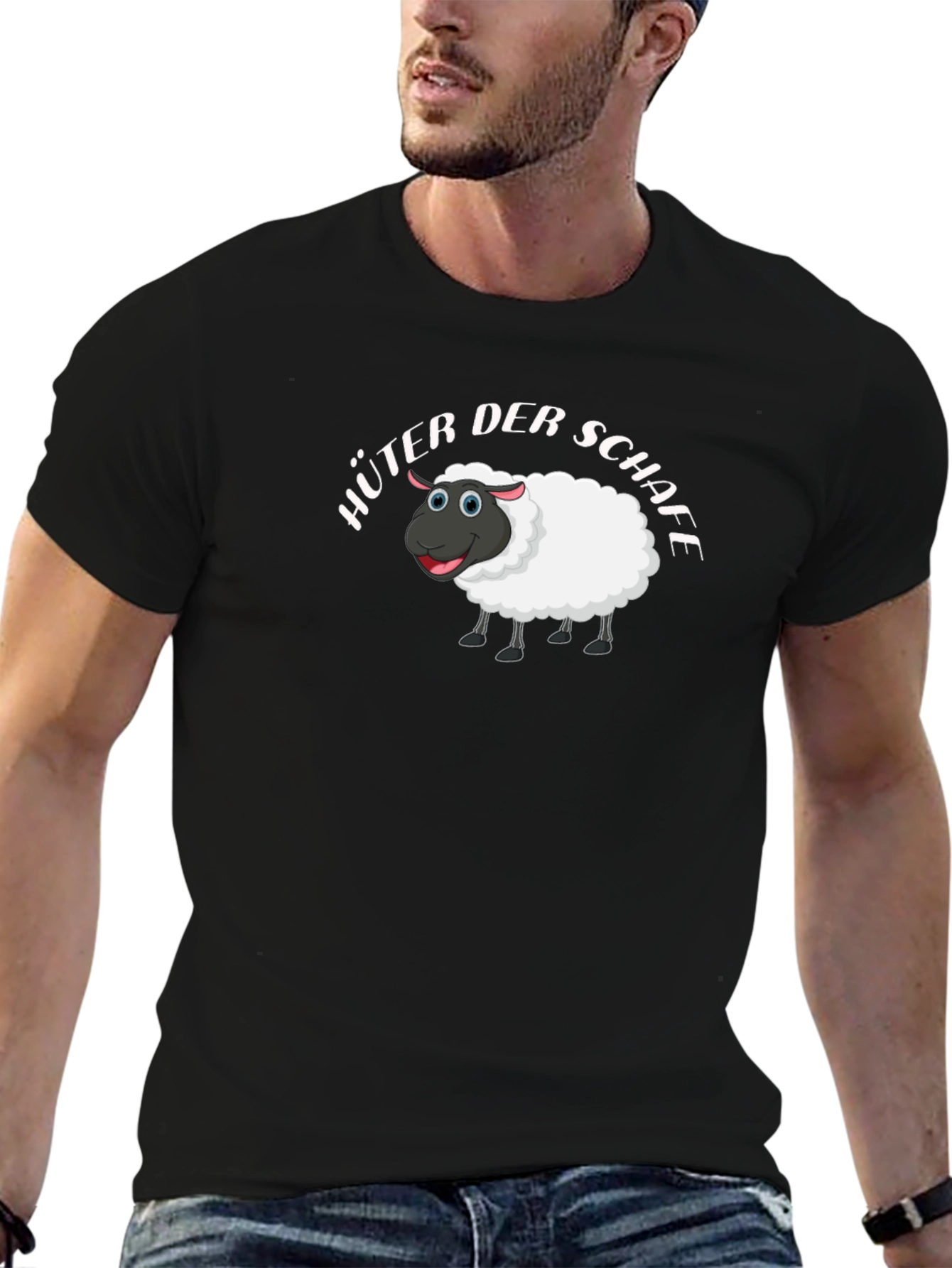 Hüter Der Schafe Black T-Shirt