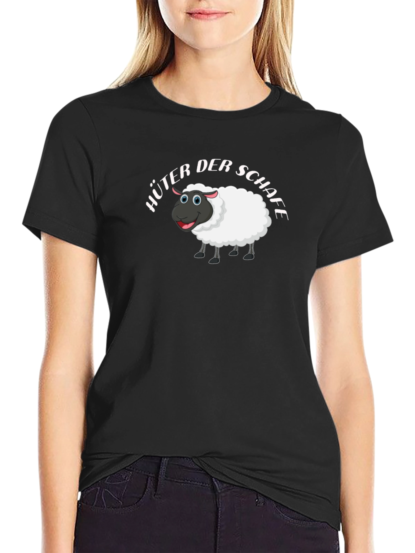 Hüter Der Schafe Black T-Shirt