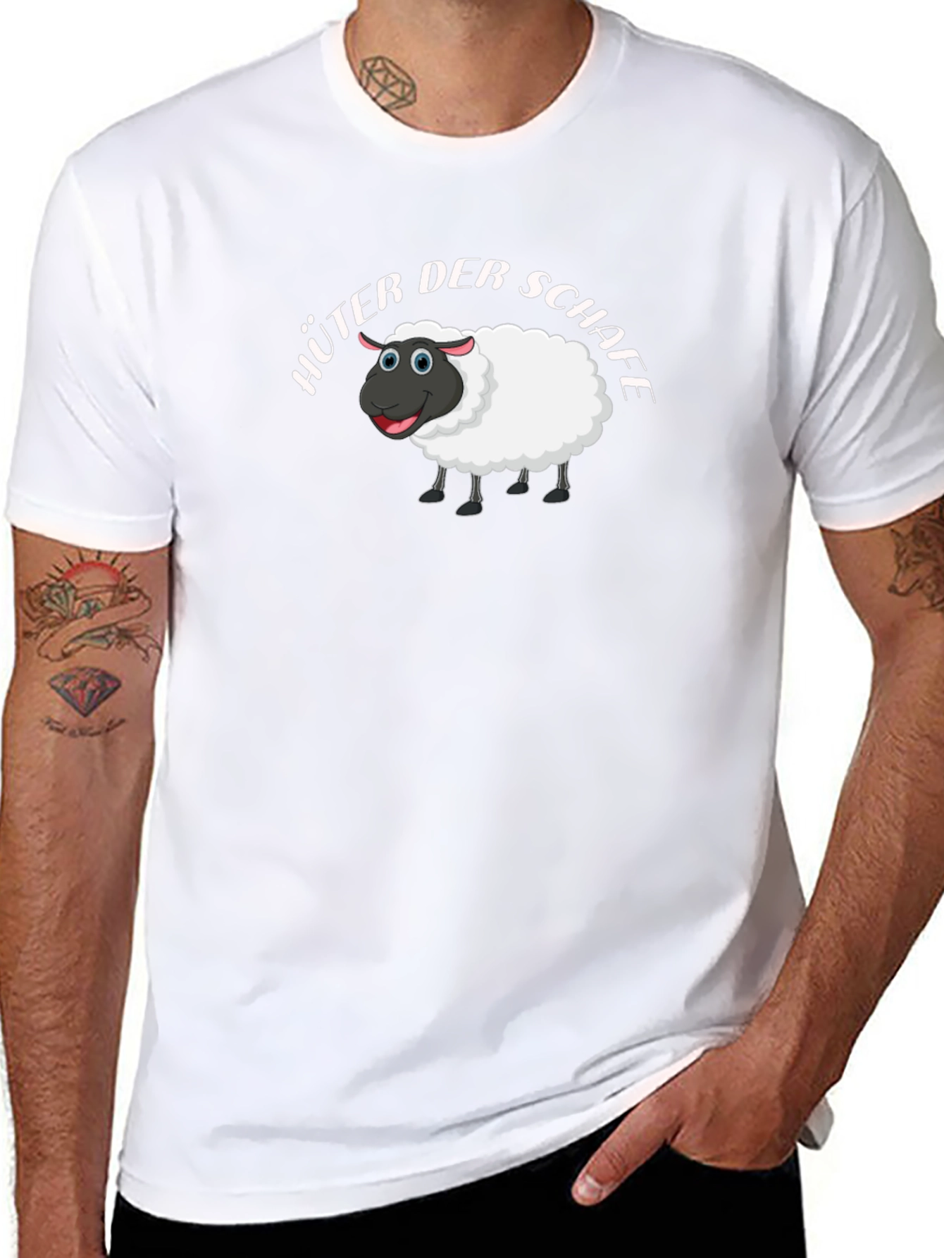 Hüter Der Schafe Black T-Shirt