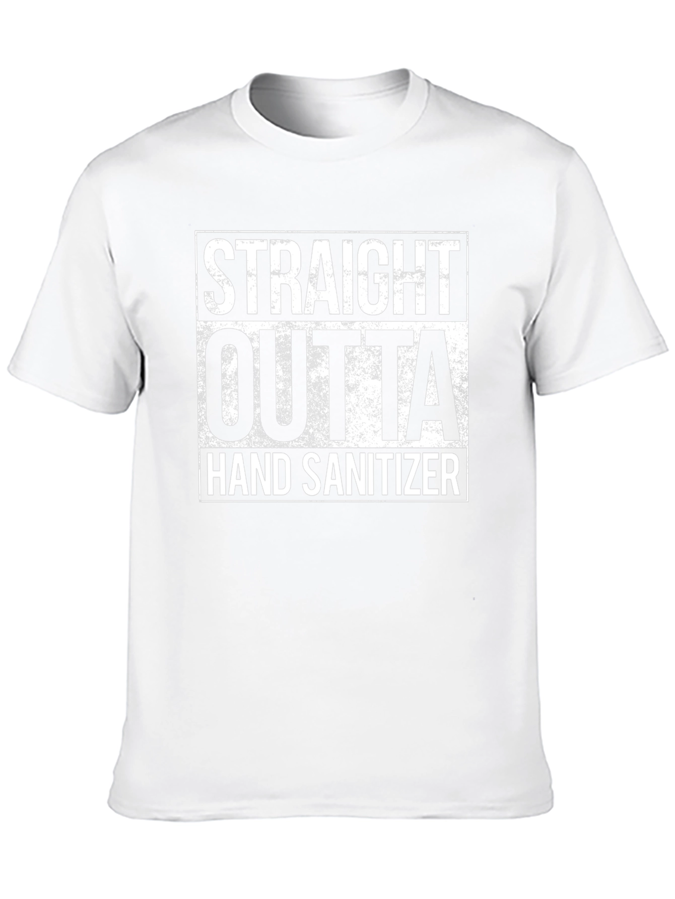 Straight Outta Hand Sanitizer Black T-Shirt