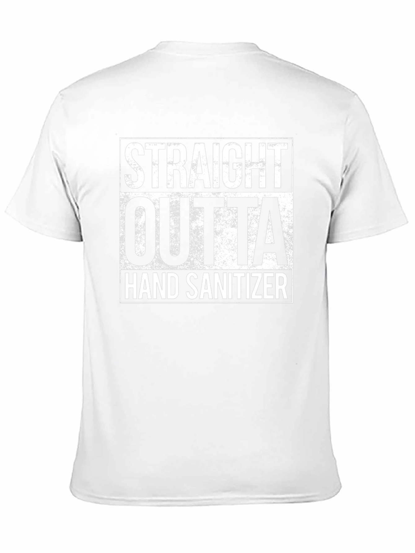 Straight Outta Hand Sanitizer Black T-Shirt
