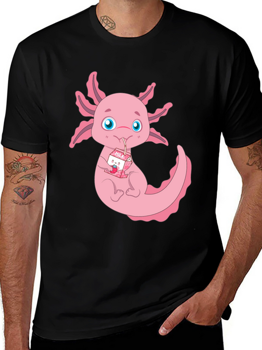 Axolotl Milk T-Shirt - Cute Kawaii Animal Tee