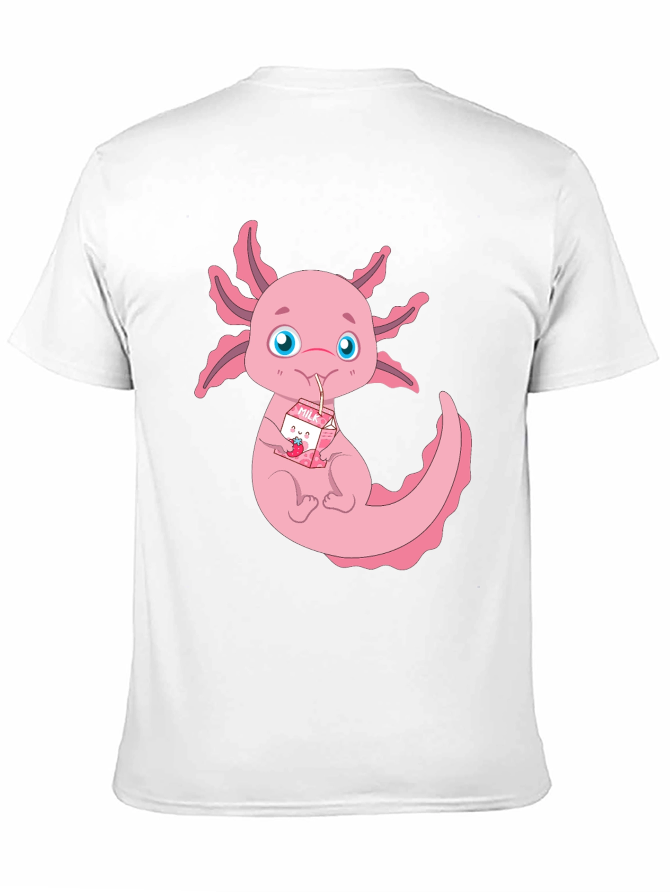 Axolotl Milk T-Shirt - Cute Kawaii Animal Tee
