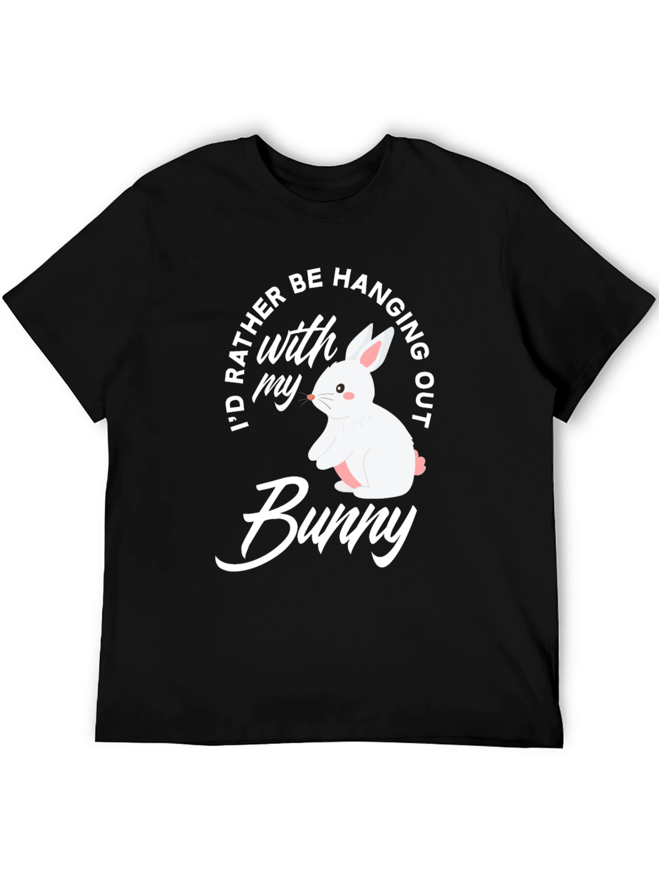 Cute Bunny Graphic T-Shirt - Easter Apparel