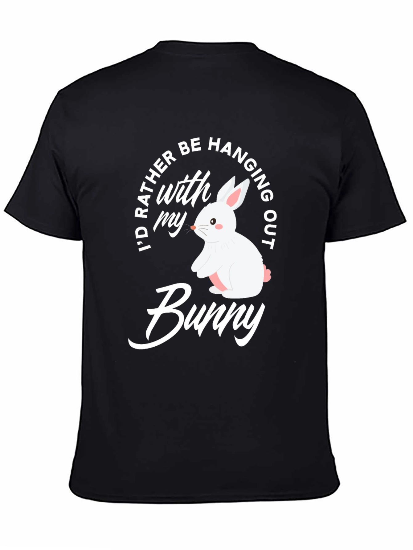 Cute Bunny Graphic T-Shirt - Easter Apparel