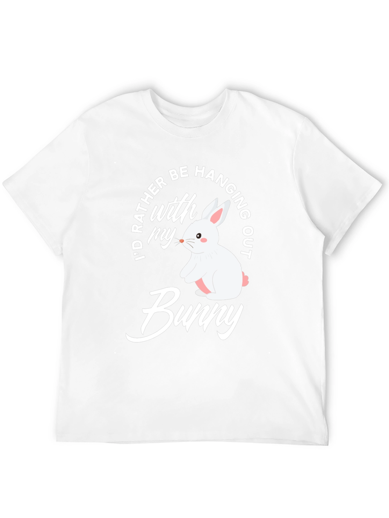 Cute Bunny Graphic T-Shirt - Easter Apparel
