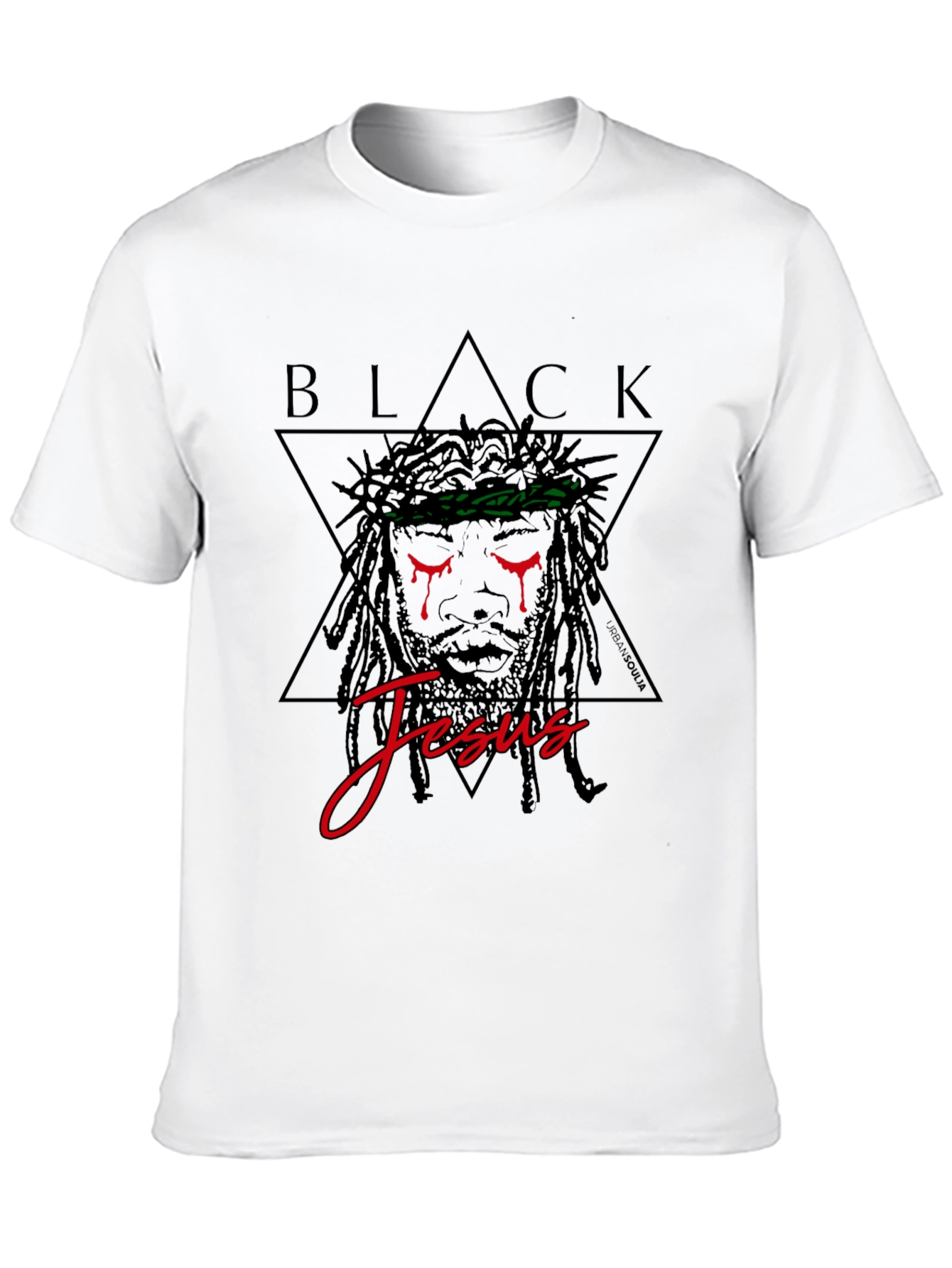 Black Jesus Graphic Tee - Stylish Streetwear