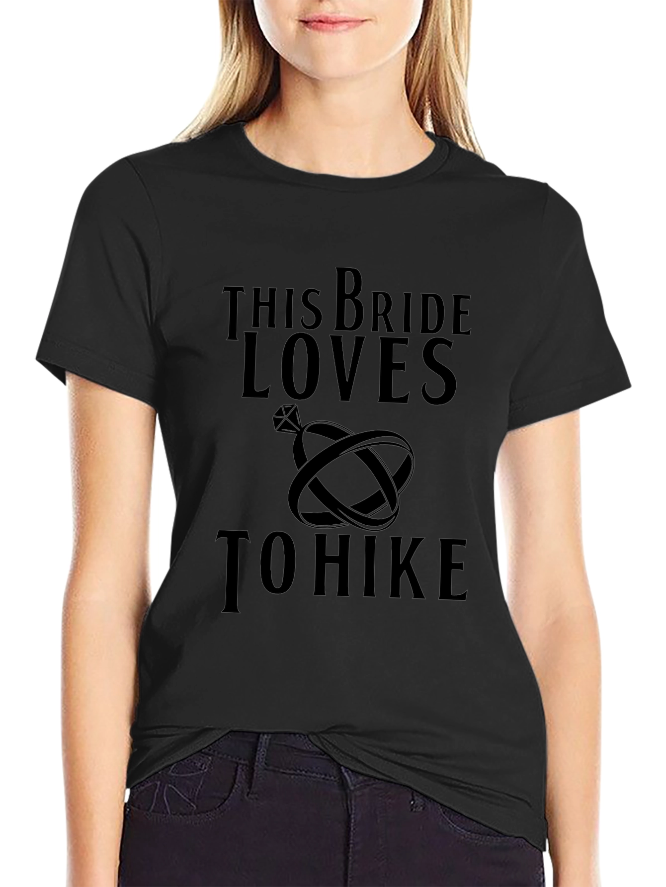 Bride to Hike T-Shirt - Black