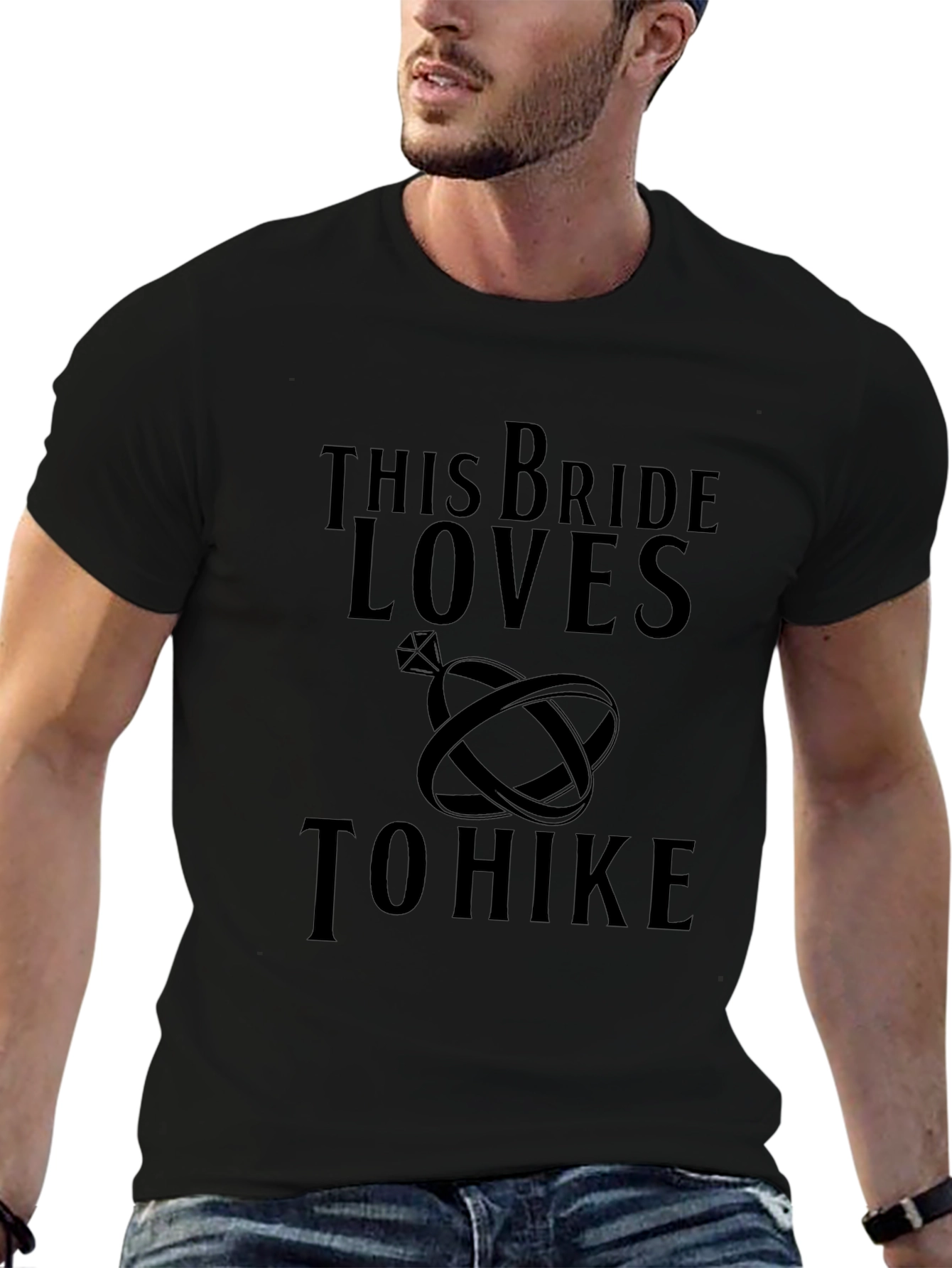 Bride to Hike T-Shirt - Black