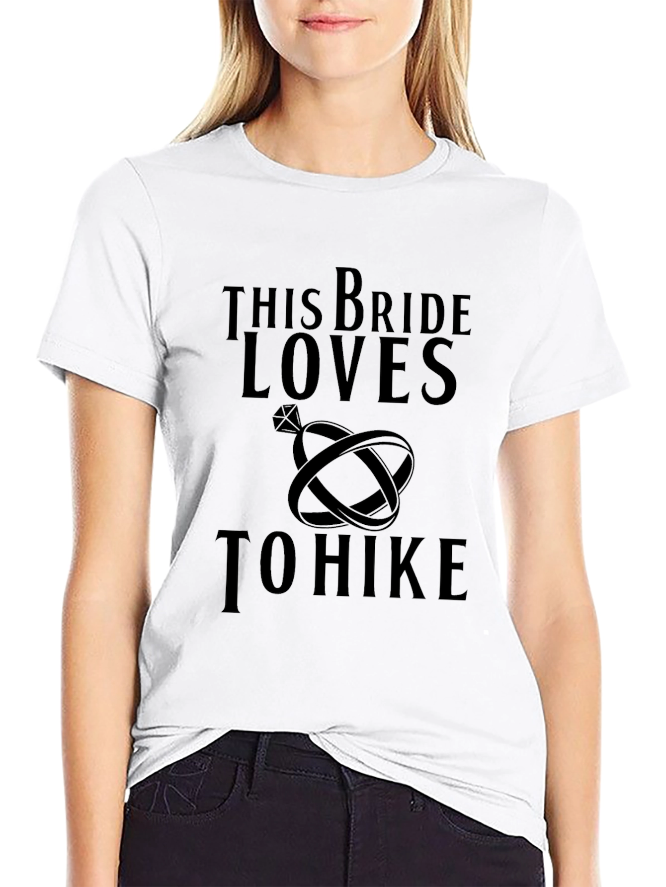 Bride to Hike T-Shirt - Black