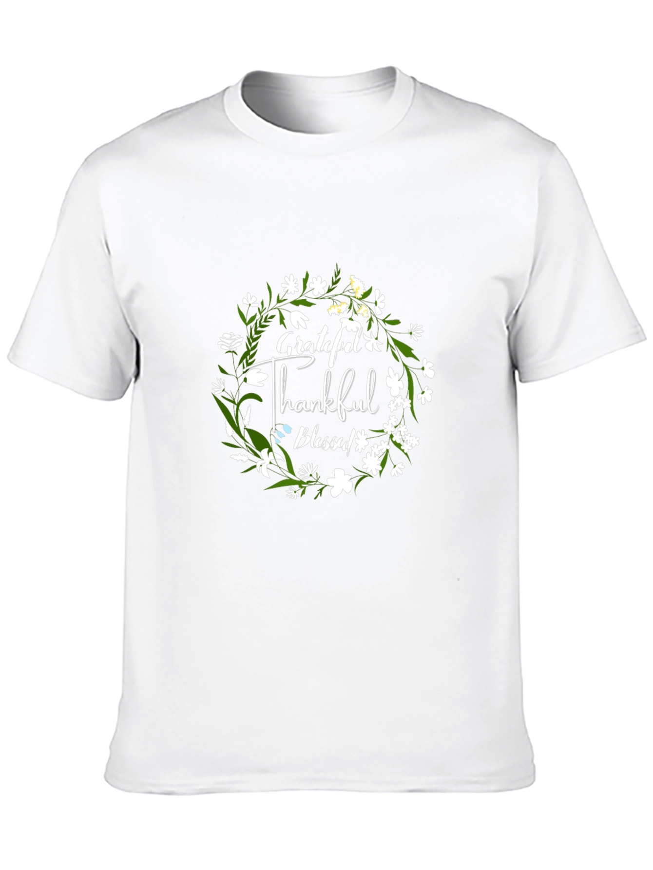 Grateful Thankful Blessed Graphic Tee