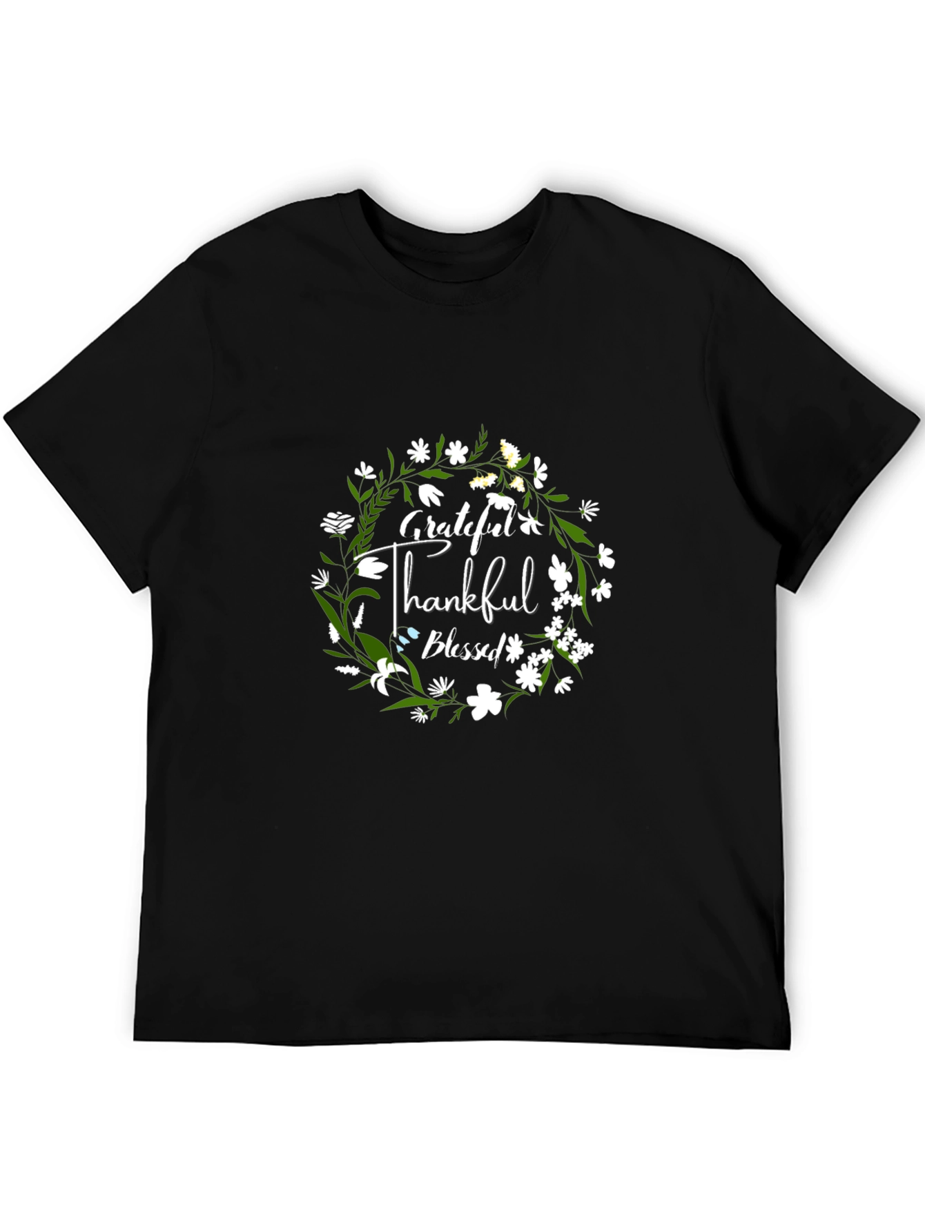 Grateful Thankful Blessed Graphic Tee