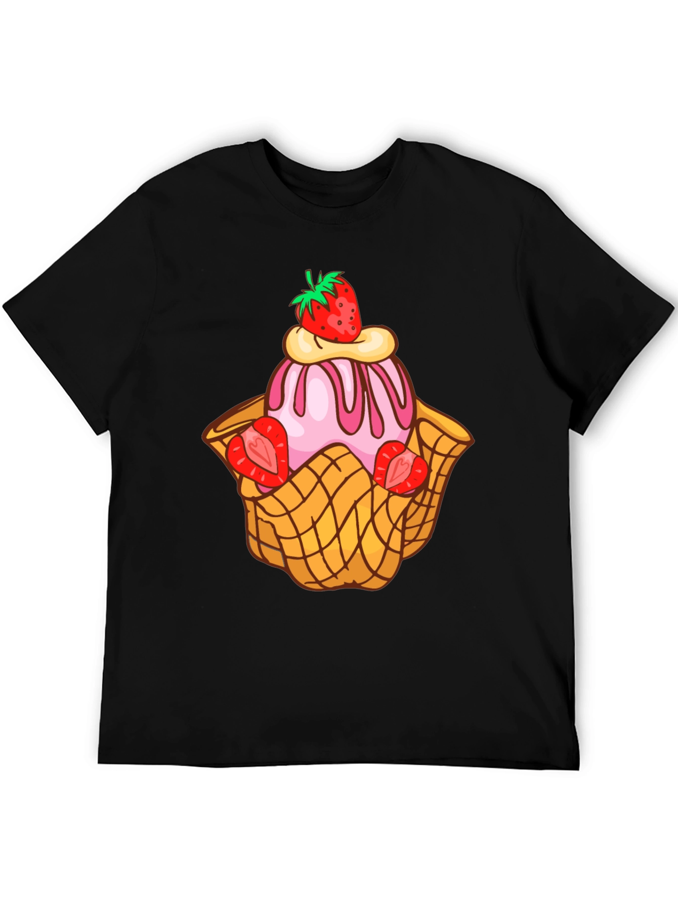 Strawberry Ice Cream Dessert T-Shirt