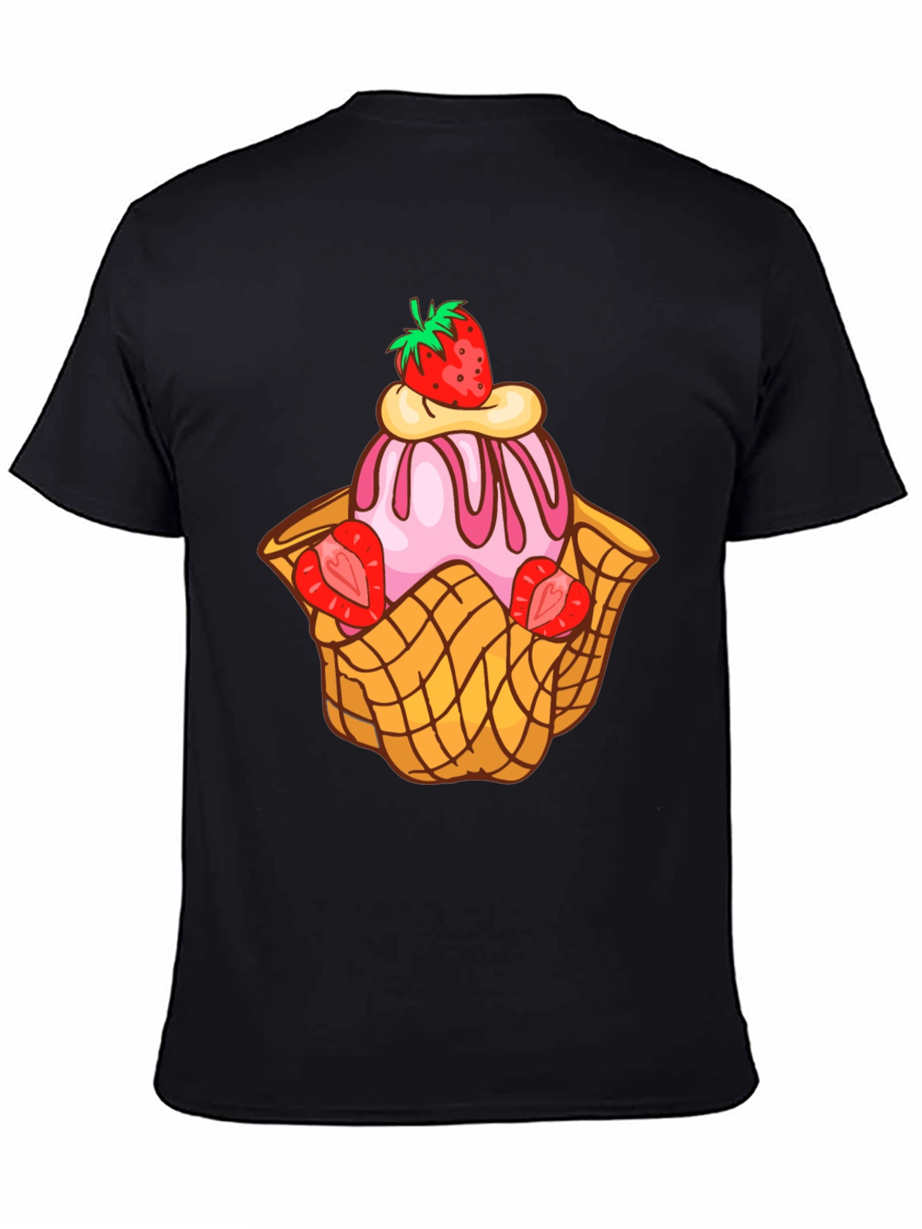 Strawberry Ice Cream Dessert T-Shirt