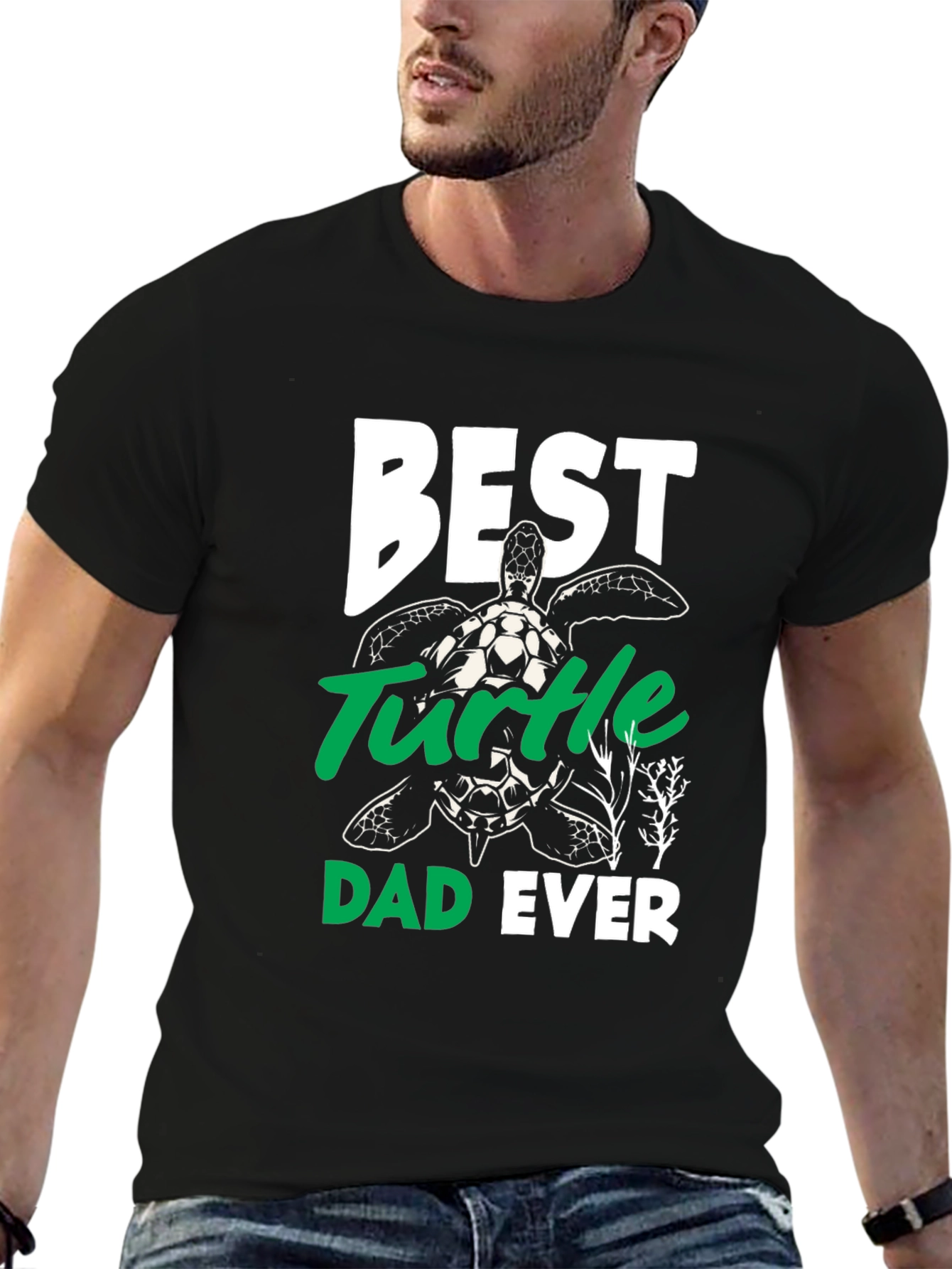 Best Turtle Dad Ever Graphic Tee