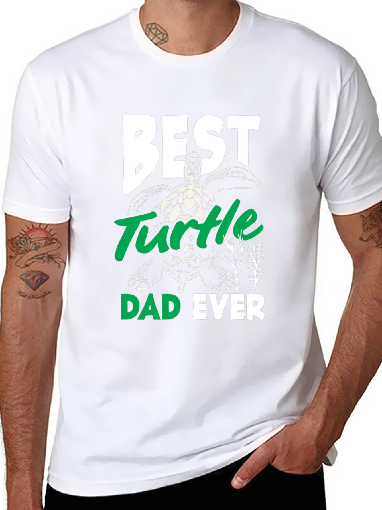 Best Turtle Dad Ever Graphic Tee