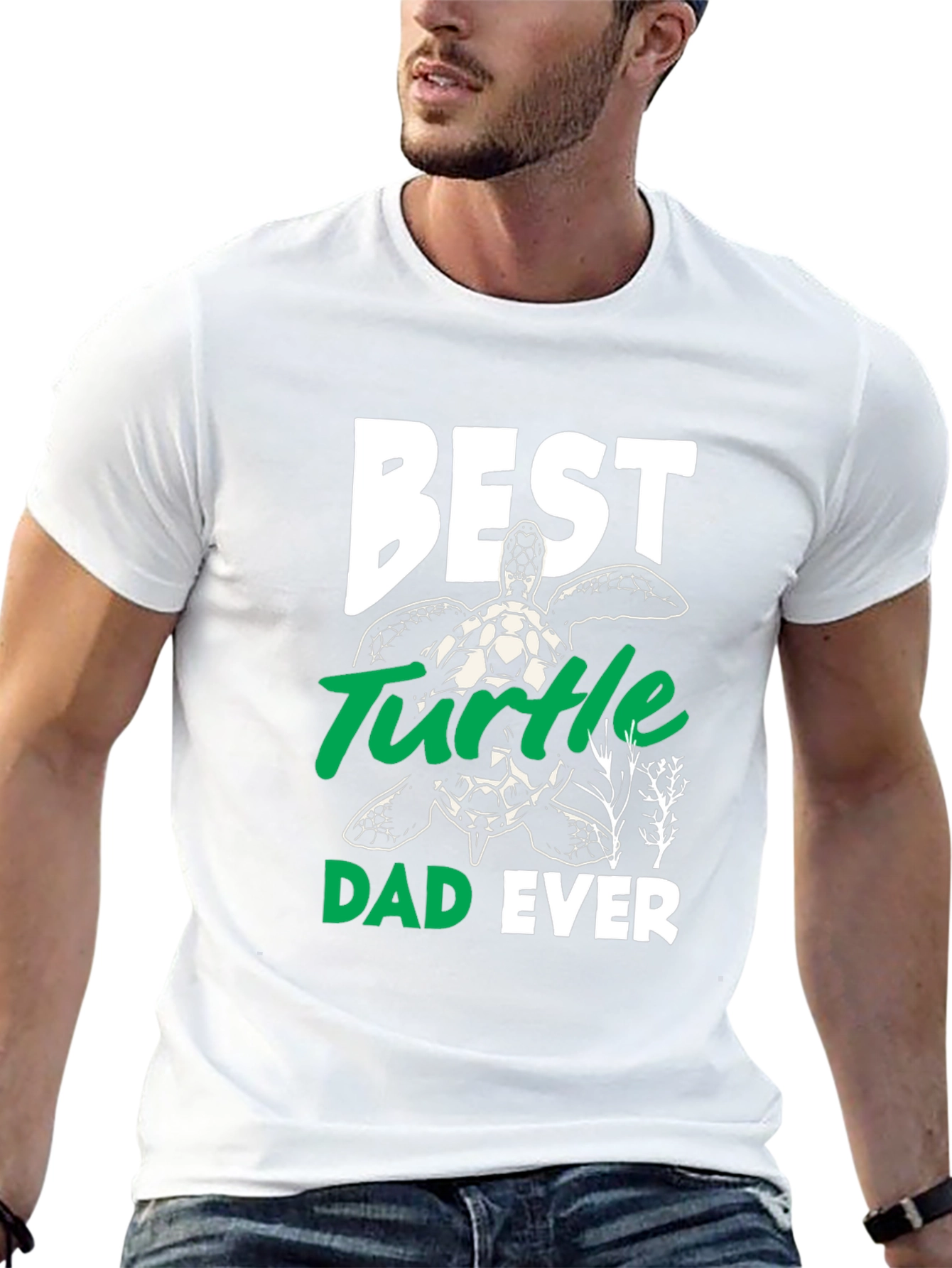 Best Turtle Dad Ever Graphic Tee