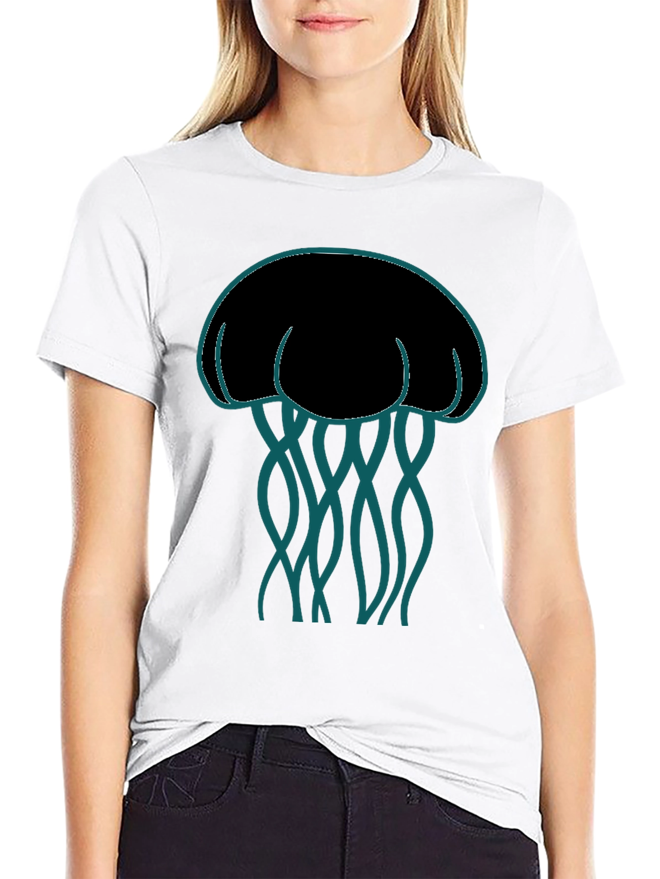 Jellyfish Graphic T-Shirt - Stylish Sea Life Design