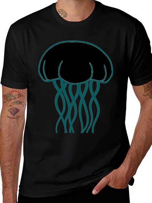 Jellyfish Graphic T-Shirt - Stylish Sea Life Design