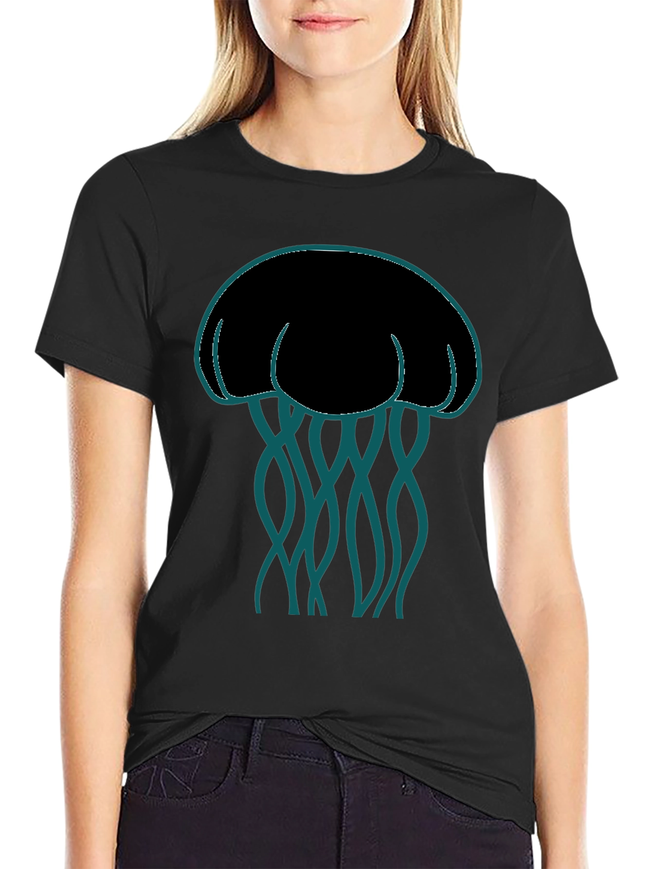 Jellyfish Graphic T-Shirt - Stylish Sea Life Design
