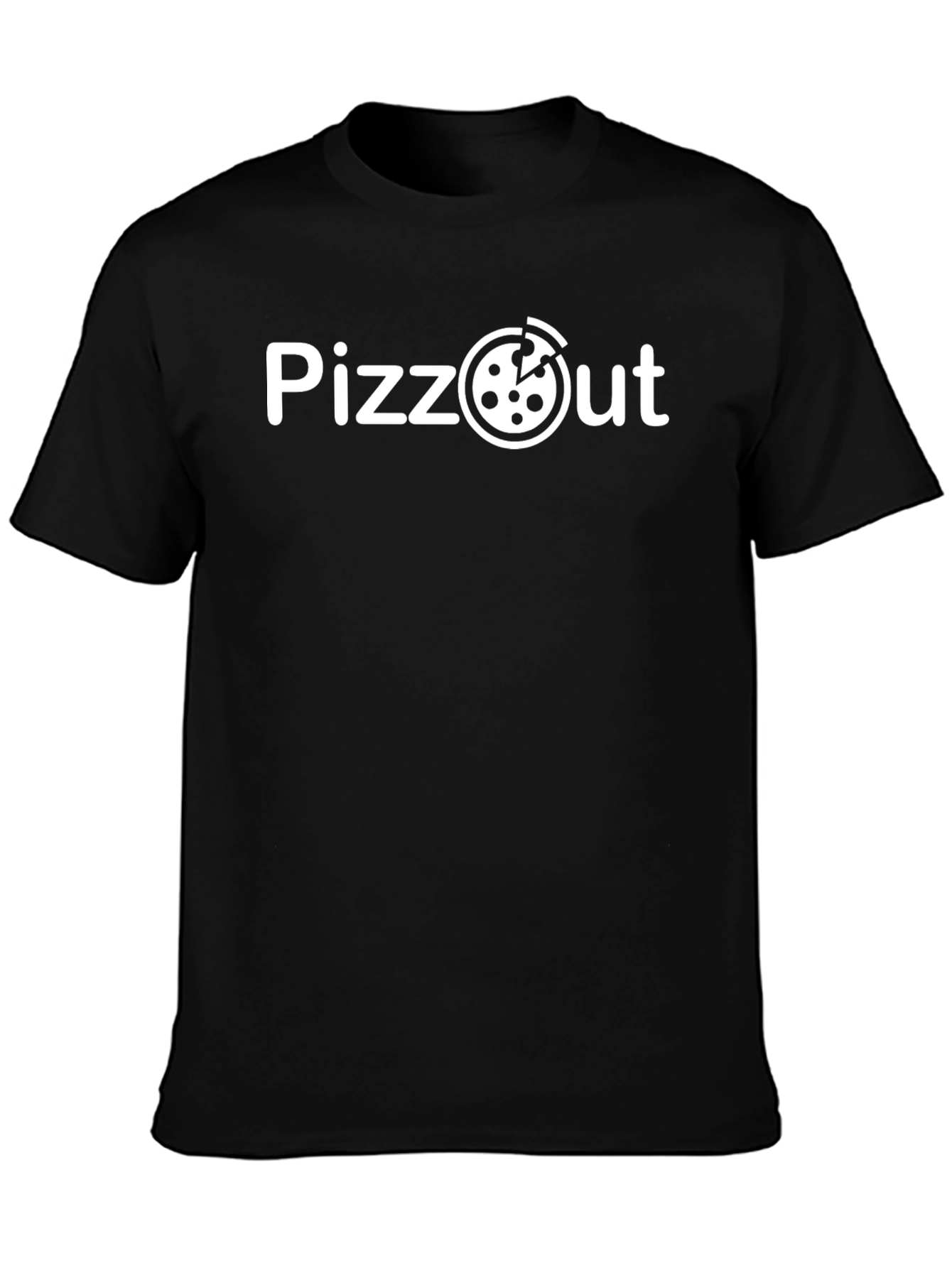 Pizza Out Funny Graphic T-Shirt