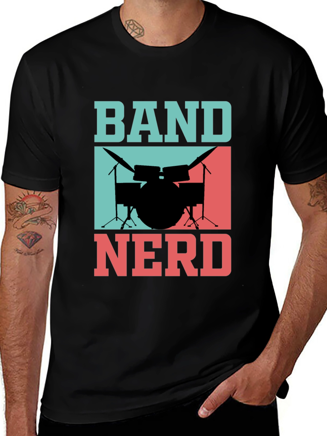 Band Nerd Drummer T-Shirt