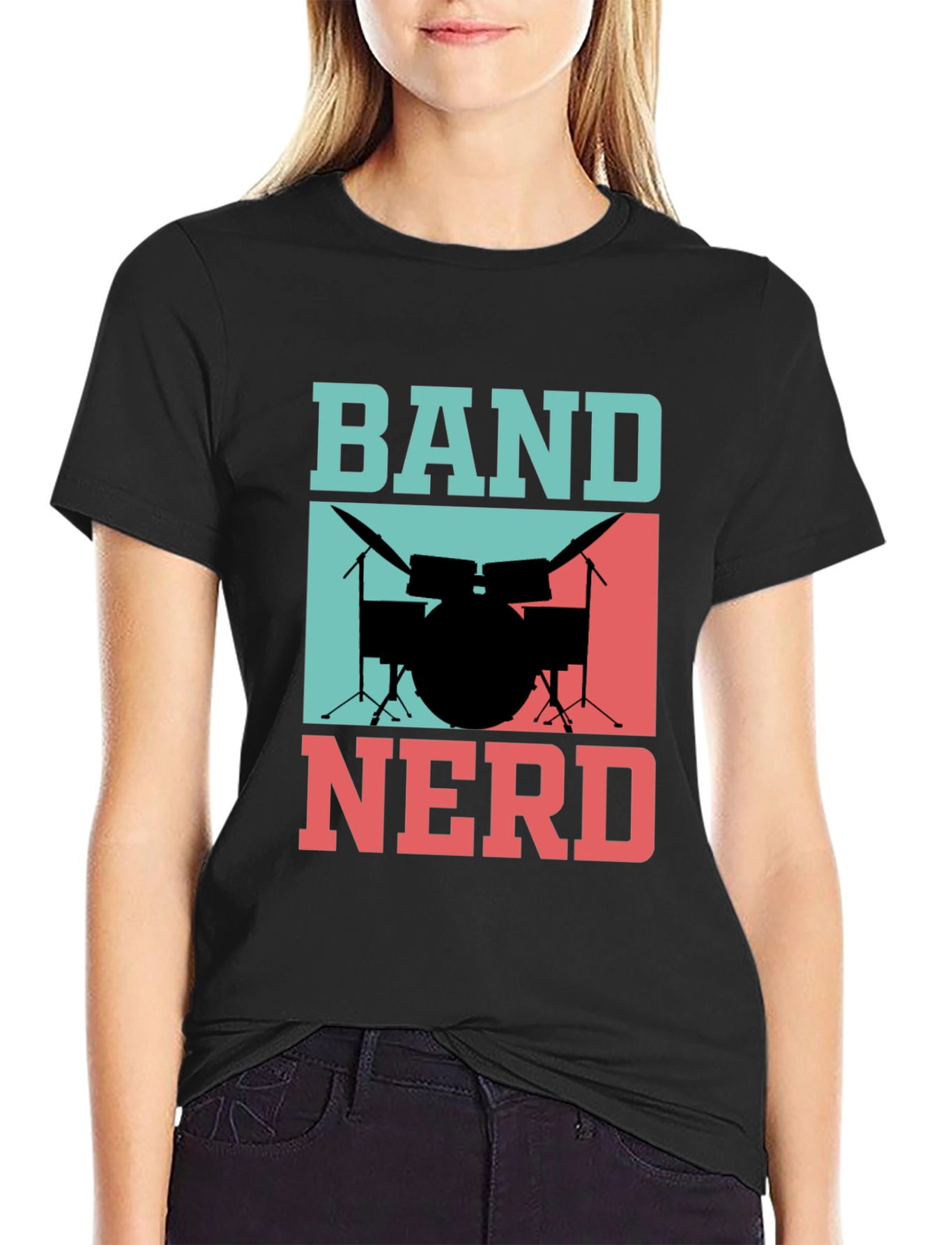 Band Nerd Drummer T-Shirt