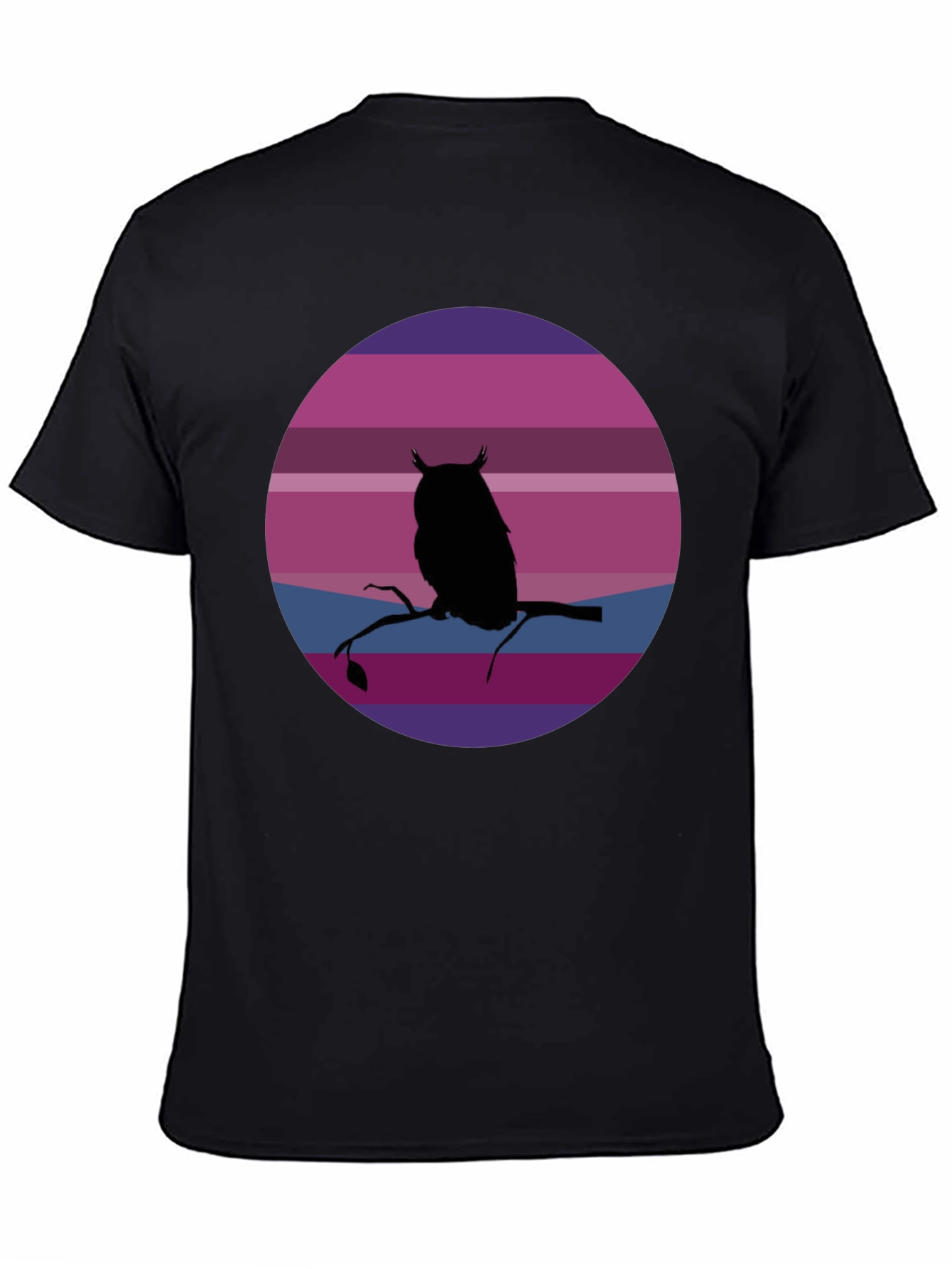 Owl Silhouette Sunset T-Shirt
