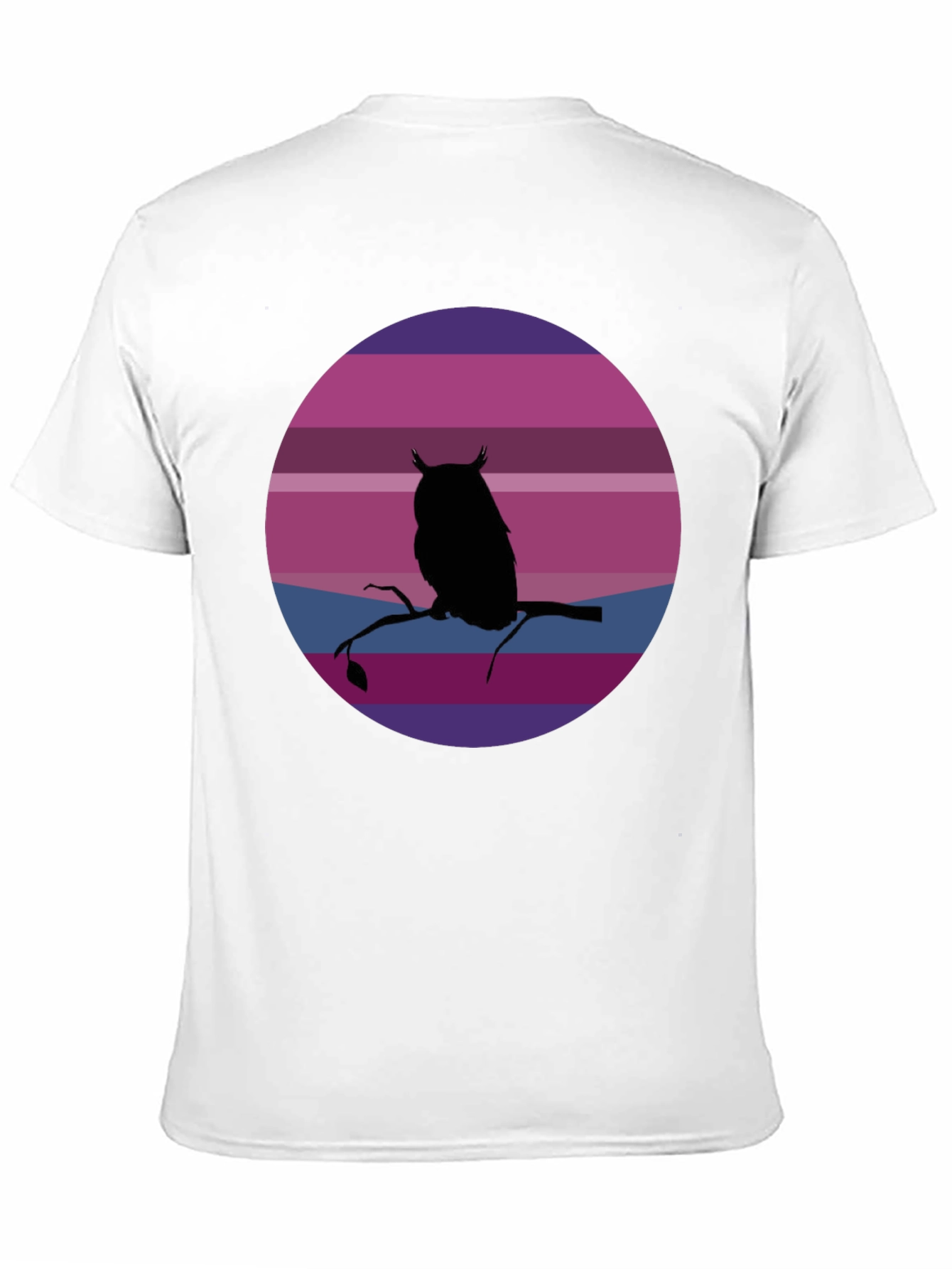 Owl Silhouette Sunset T-Shirt