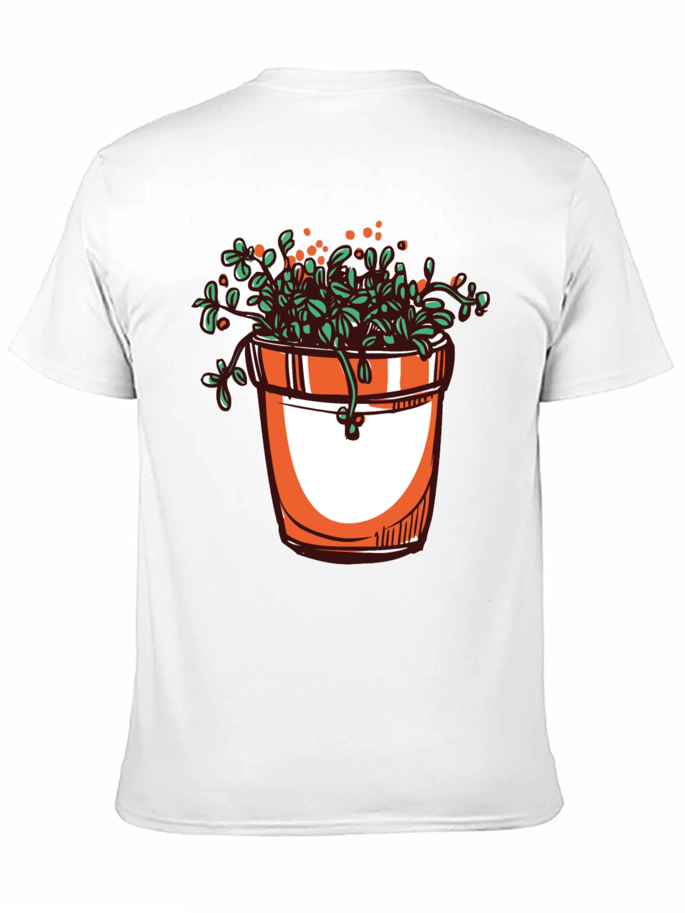 Plant Pot Graphic Tee - Stylish Unisex T-Shirt