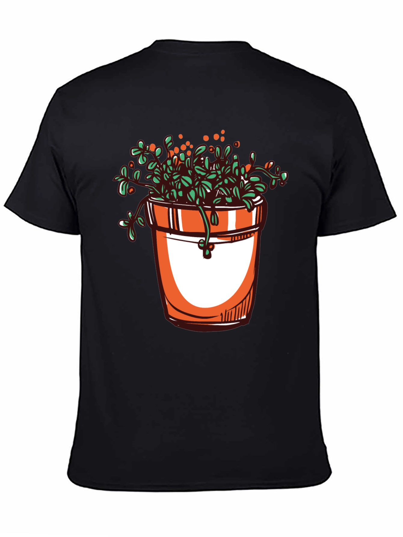 Plant Pot Graphic Tee - Stylish Unisex T-Shirt