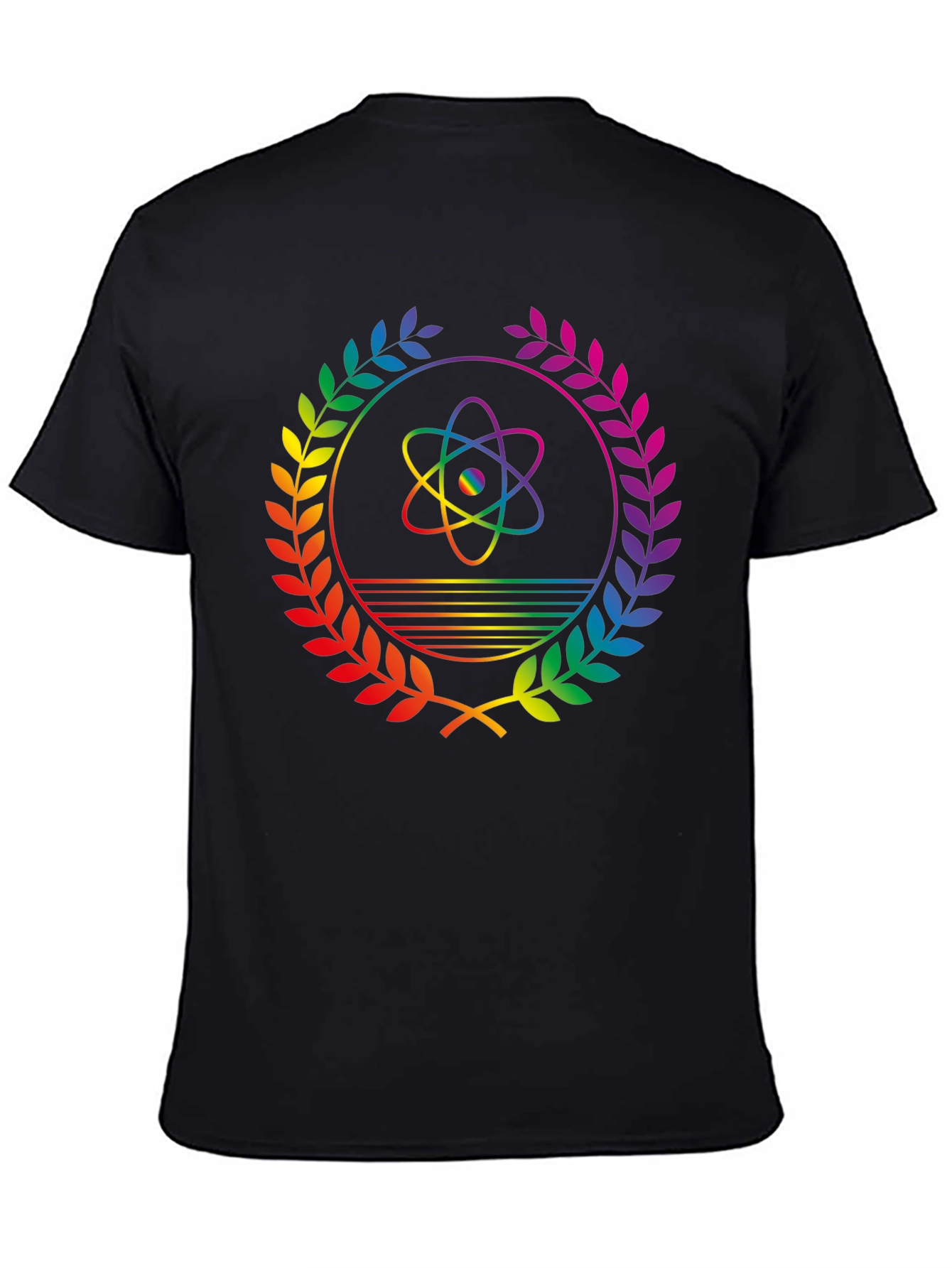 Rainbow Atom Science T-Shirt - Pride Graphic Tee
