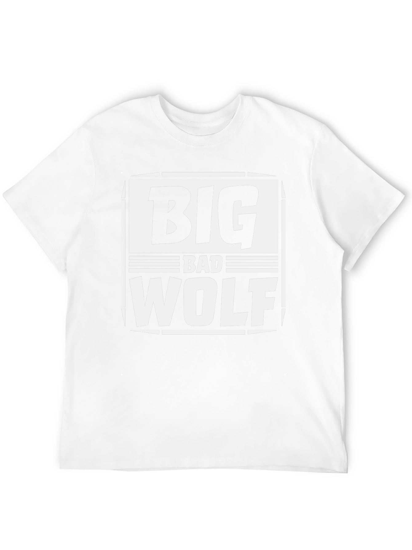 Big Bad Wolf Graphic Tee - Black Cotton T-Shirt