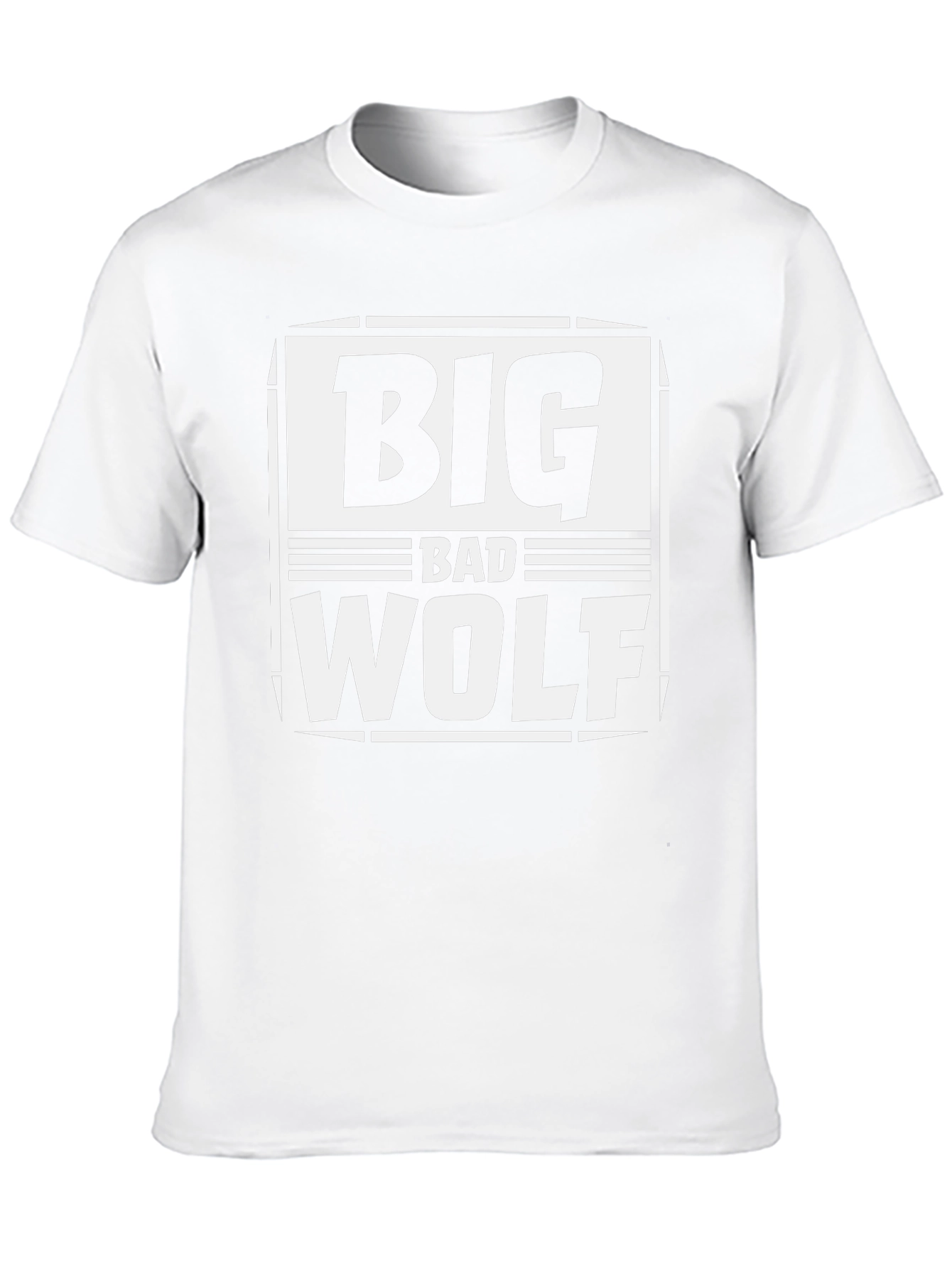Big Bad Wolf Graphic Tee - Black Cotton T-Shirt