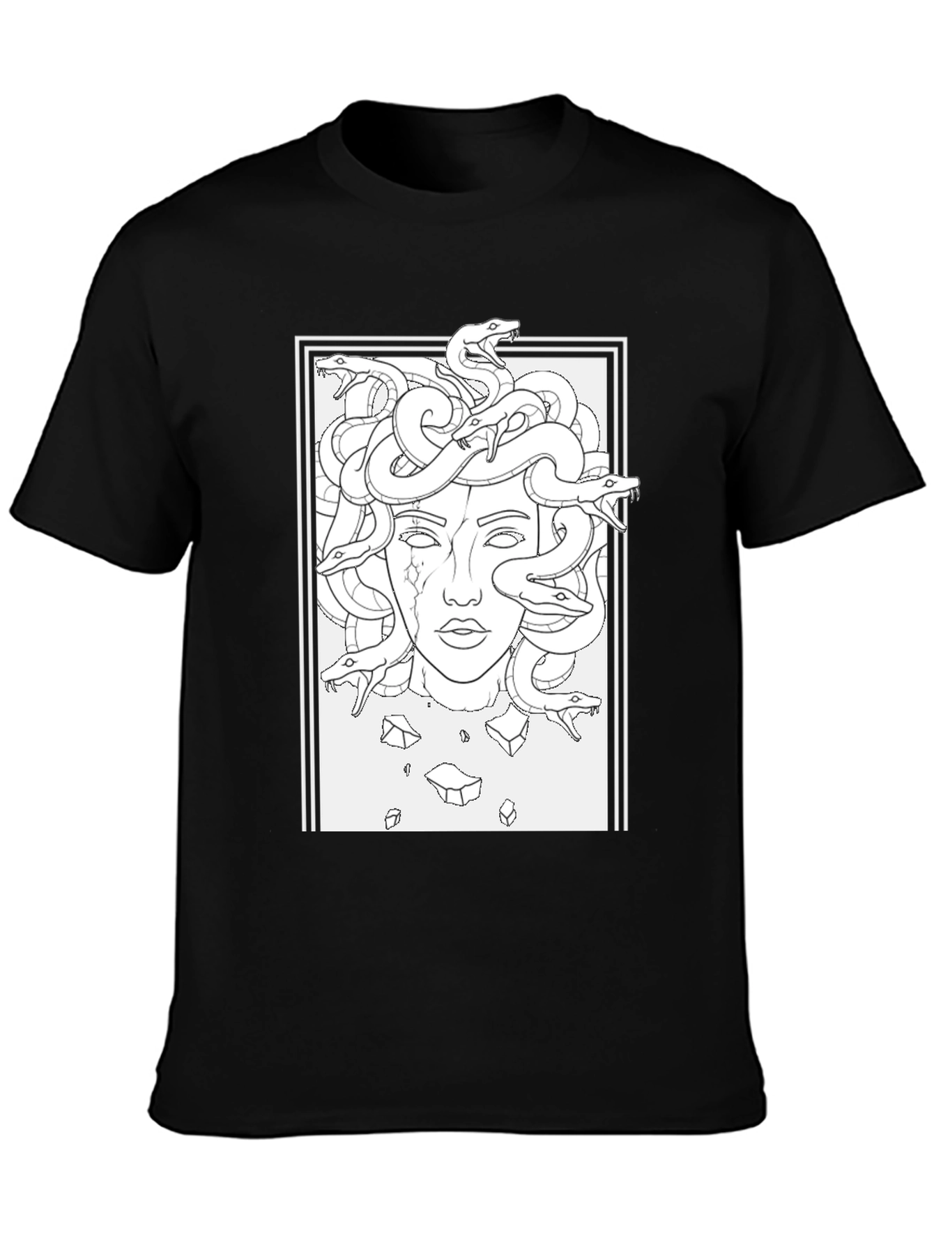 Medusa Graphic Black T-Shirt