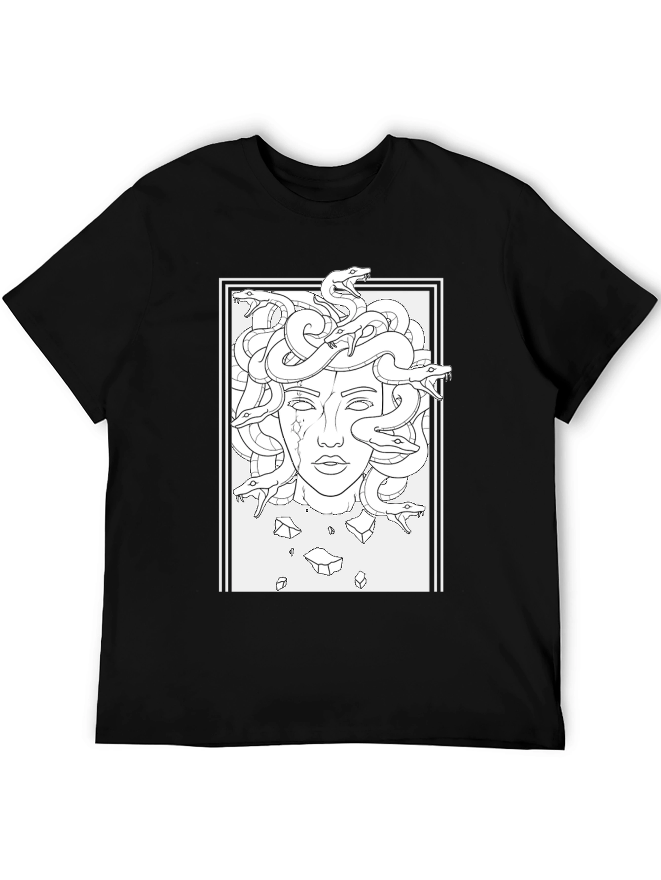 Medusa Graphic Black T-Shirt