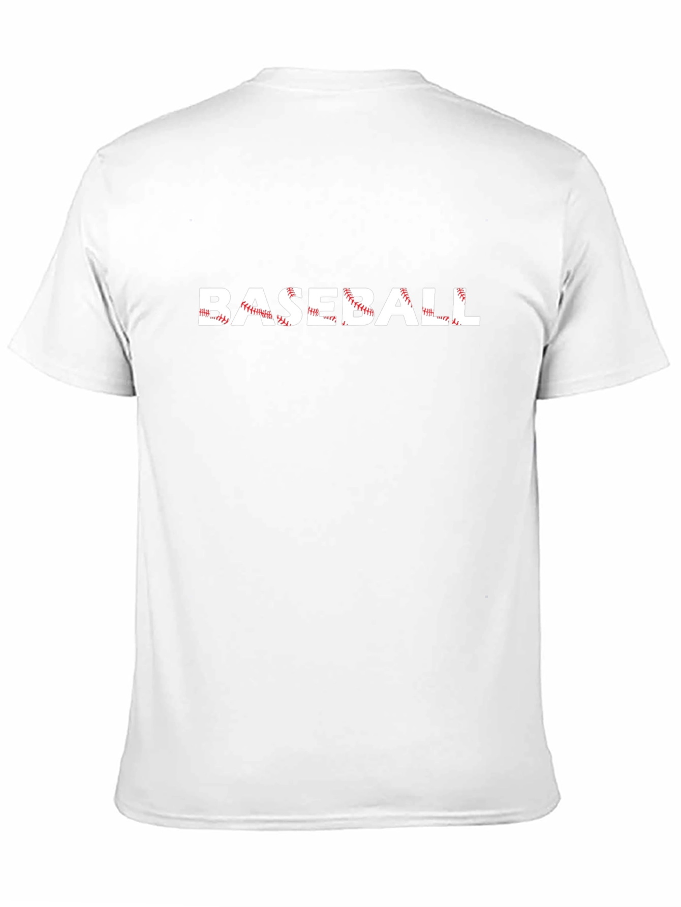 Baseball Graphic Print Black T-Shirt