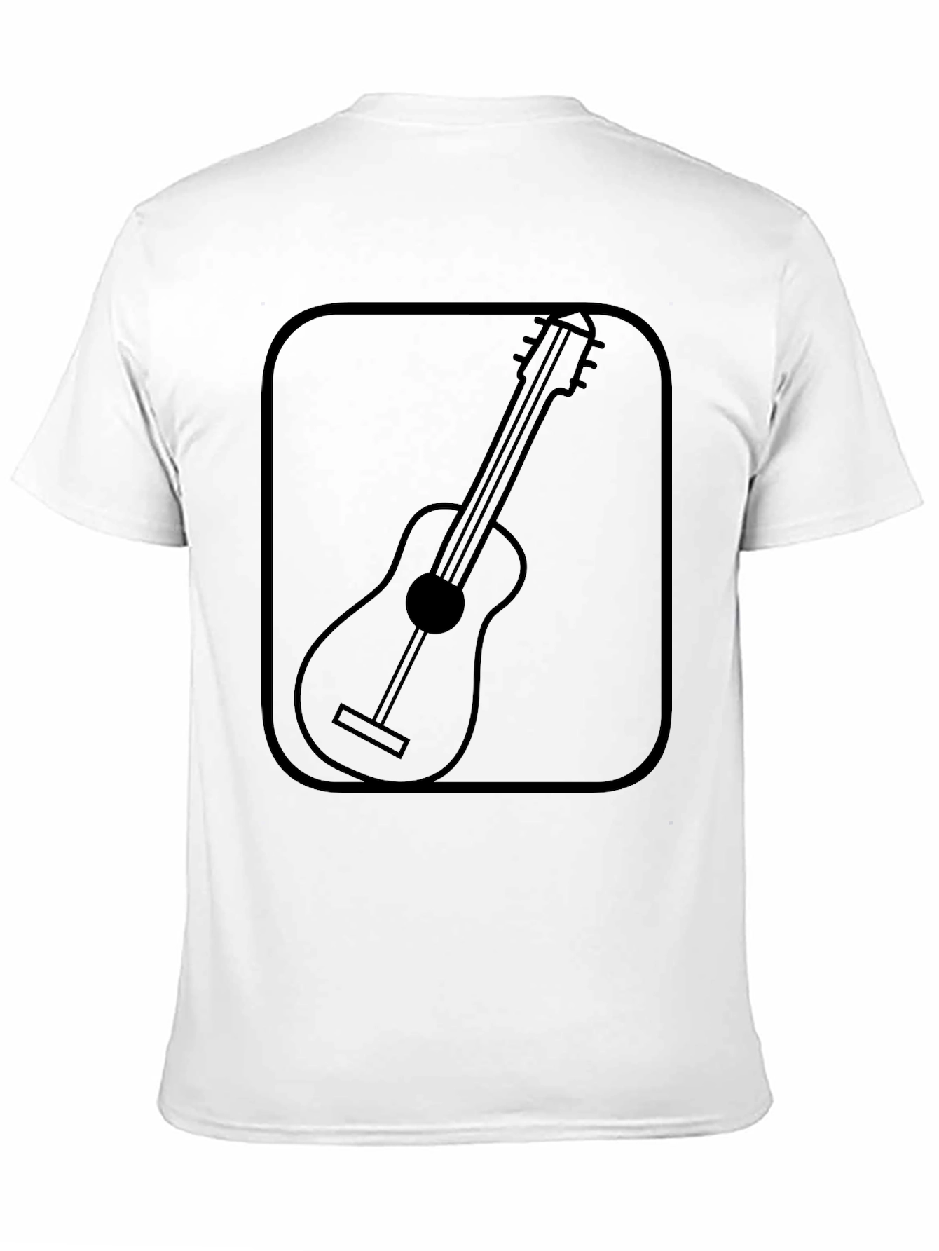 Guitar Graphic Black T-Shirt
