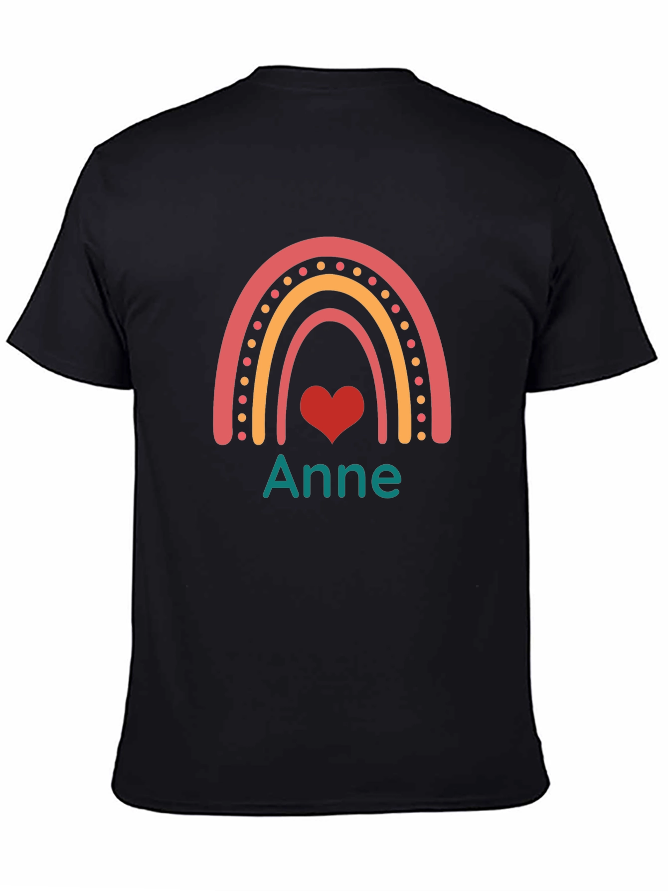 Anne Rainbow Heart Personalized T-Shirt