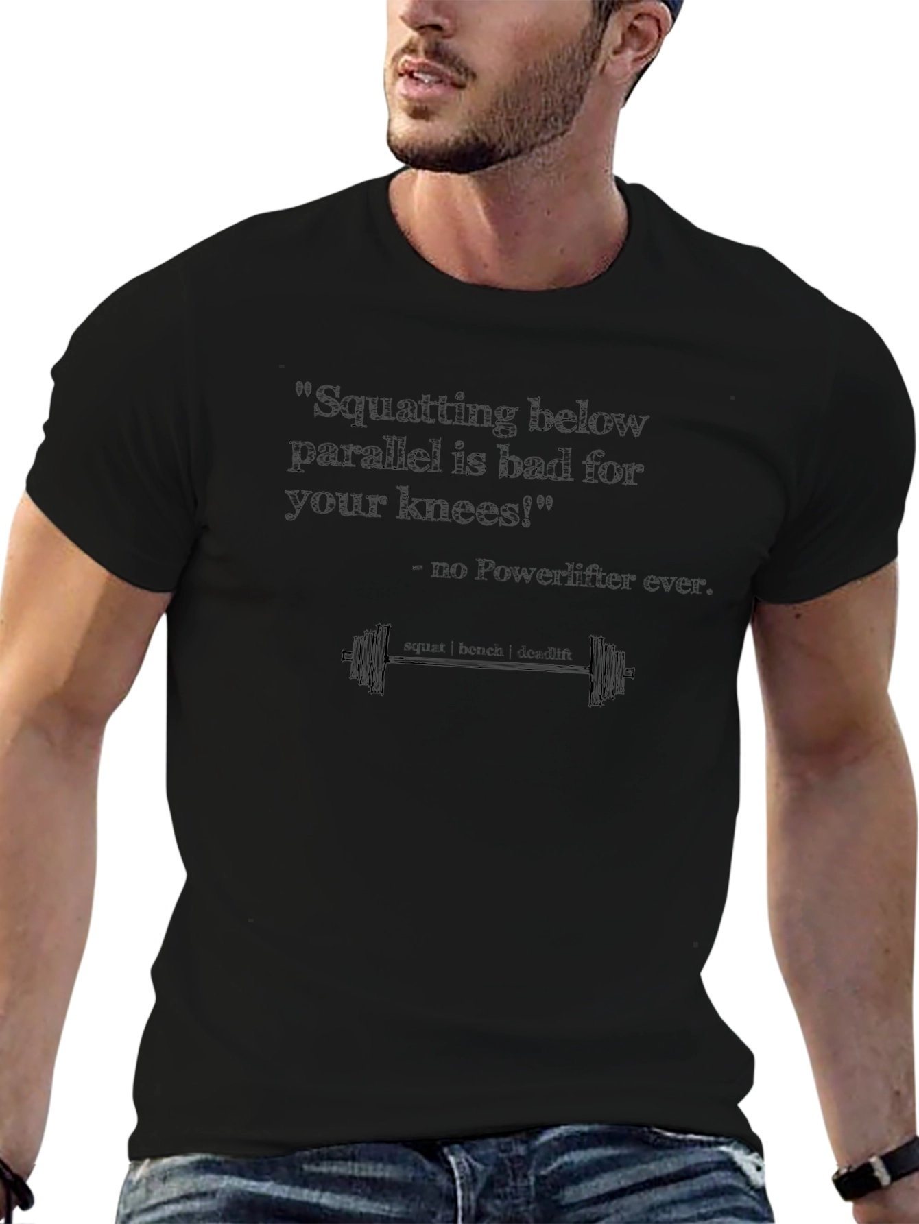 Squatting Below Parallel T-Shirt