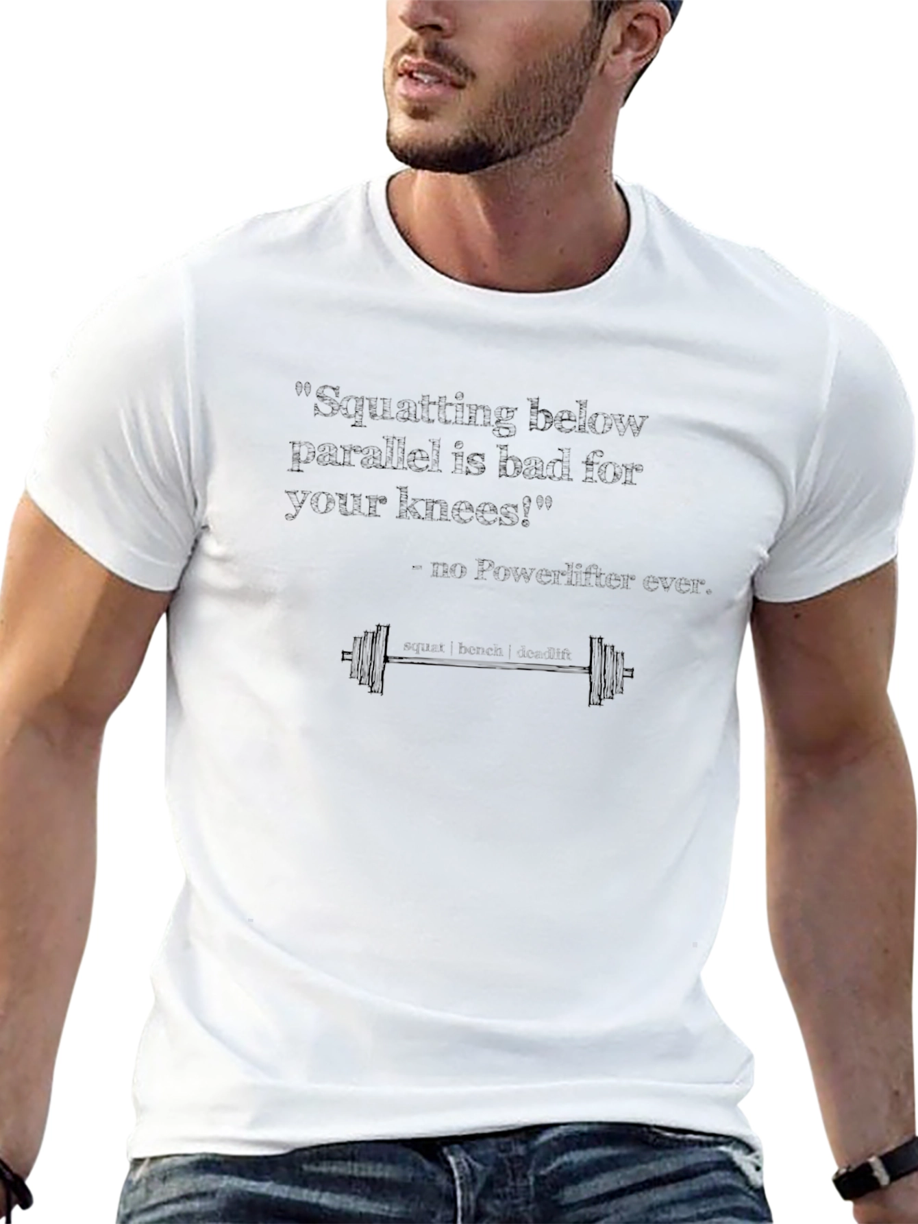 Squatting Below Parallel T-Shirt