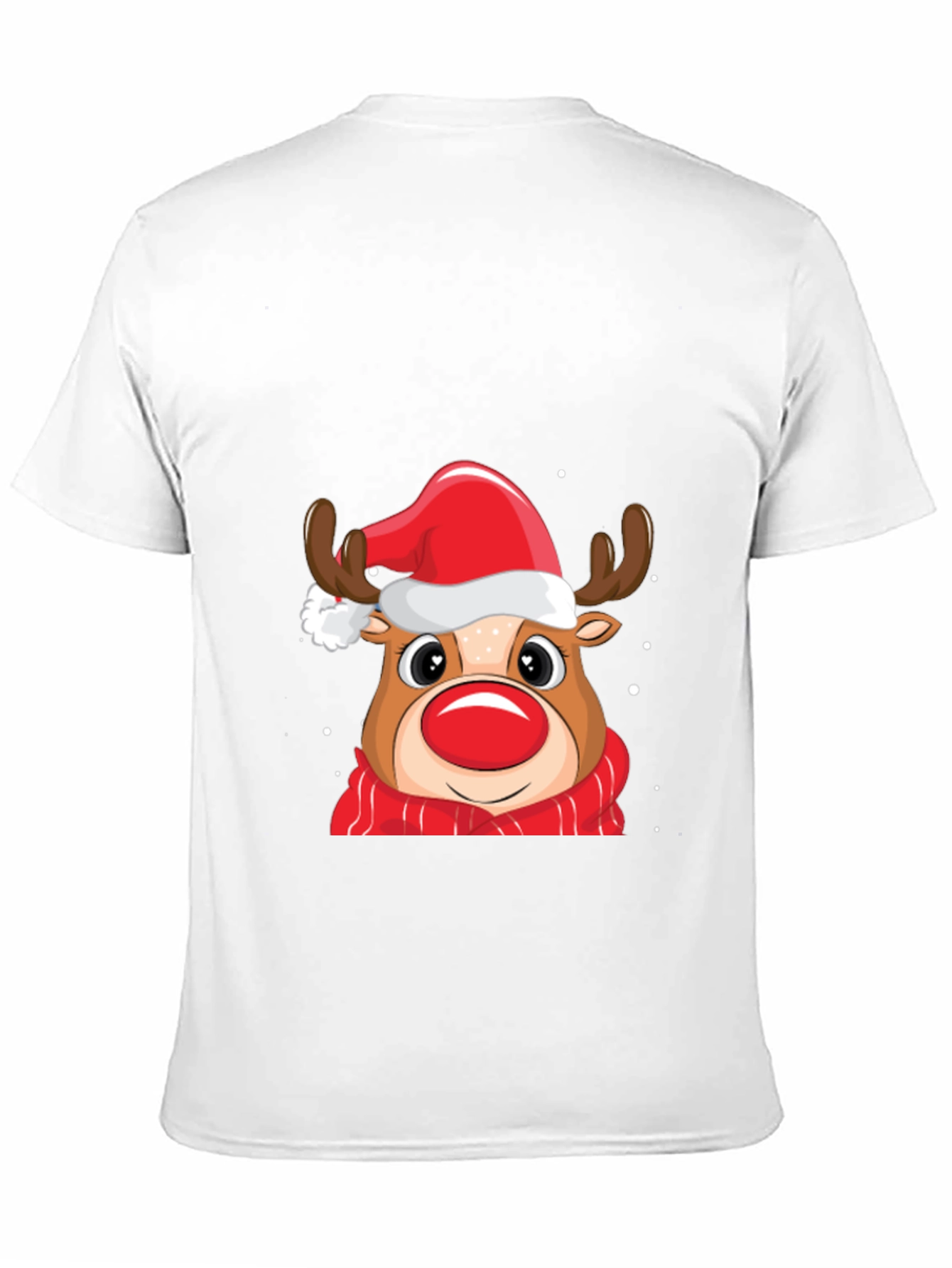 Festive Reindeer Christmas Graphic Tee